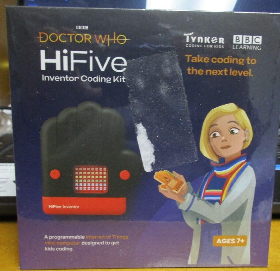 BBC Doctor Who Inventor Coding Kit for Kids Ages 7+ HiFive 40 Lessons STEM Toy.