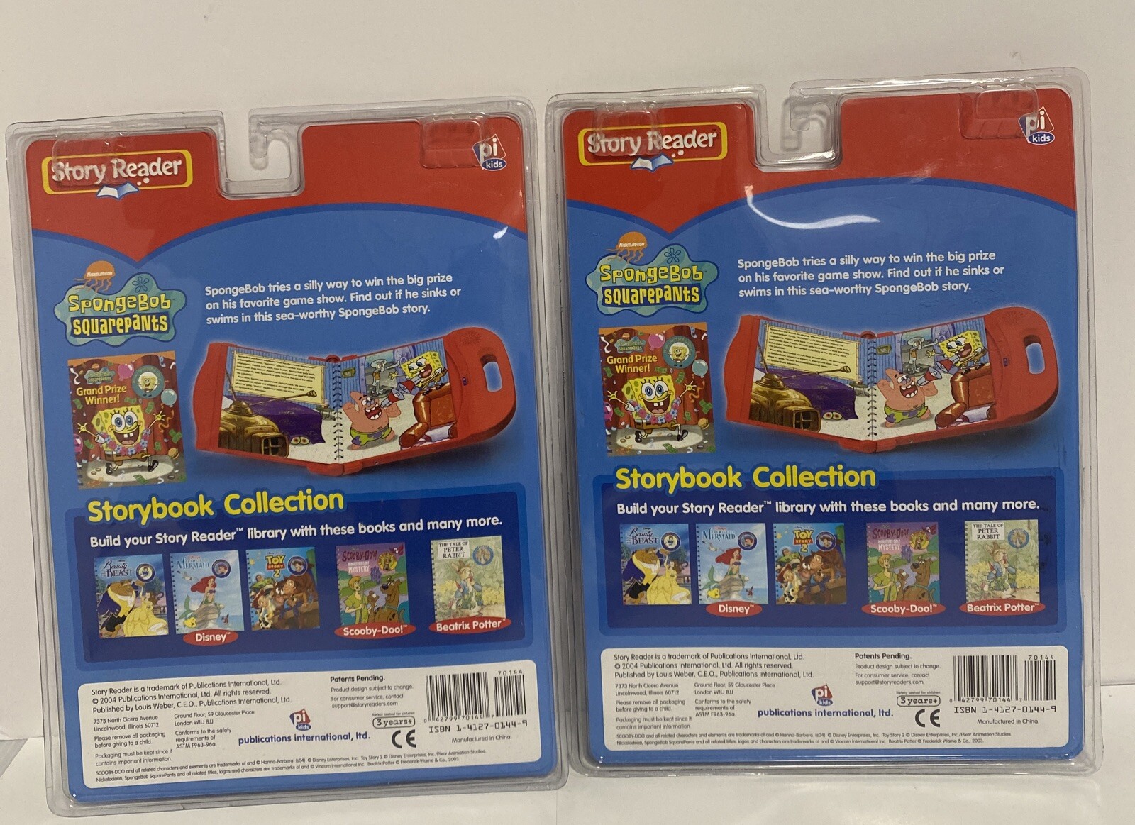 Story Reader Storybook w/ Cartridges Lot /NEW! Dora, Scooby-Doo, Pooh/Read