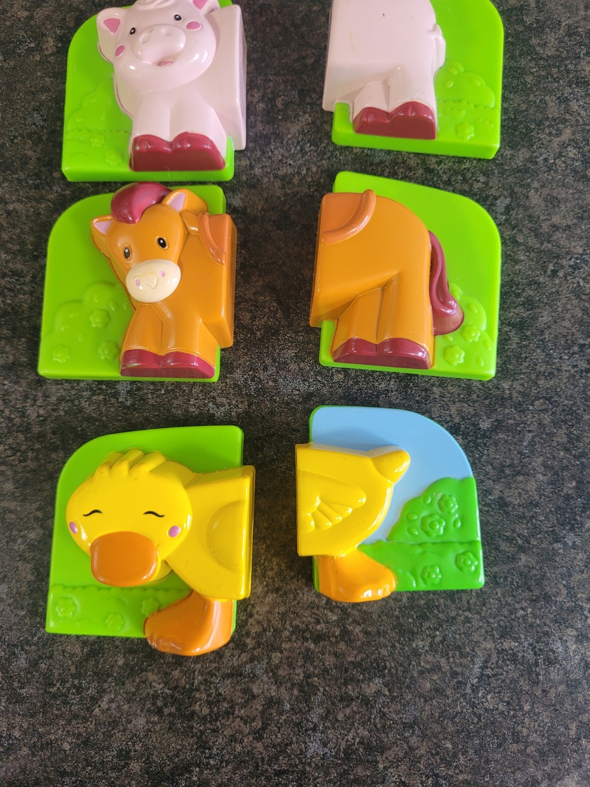 LeapFrog Fridge Farm Animal Magnetic Set Complete English/ French 10110 Phonics