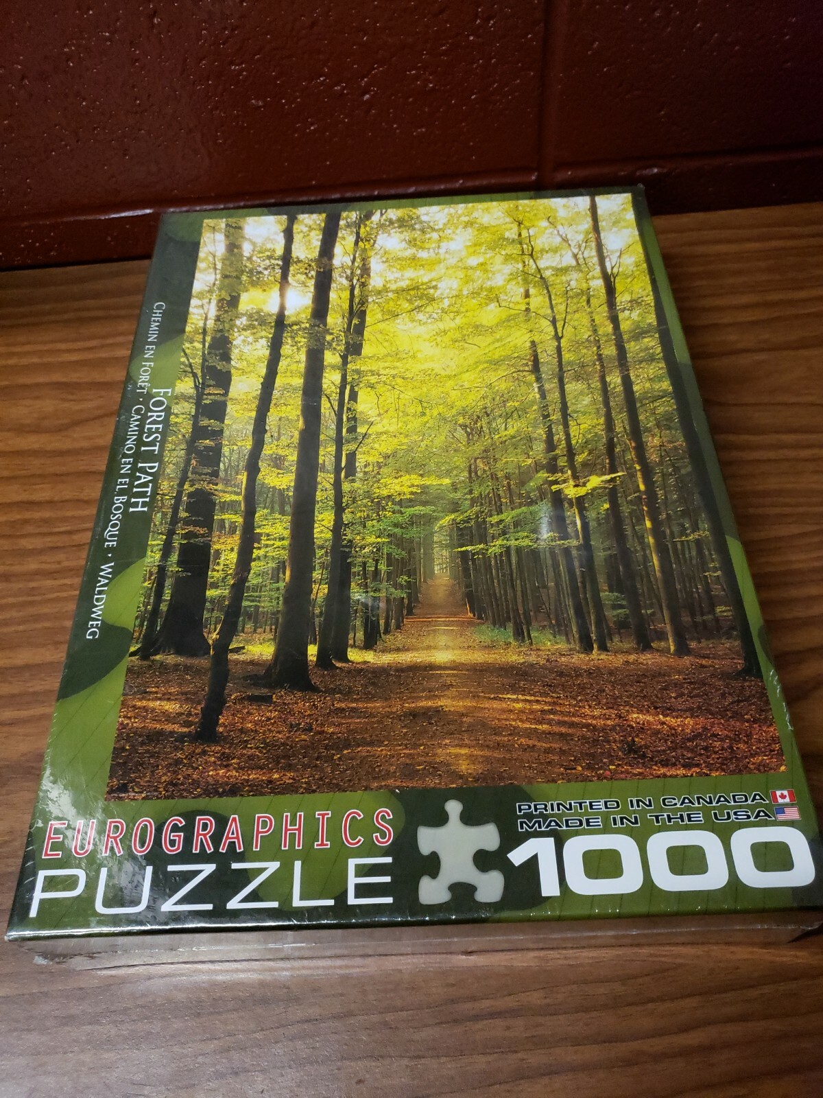 EuroGraphics Forest Path Jigsaw Puzzle, 1000-Piece
