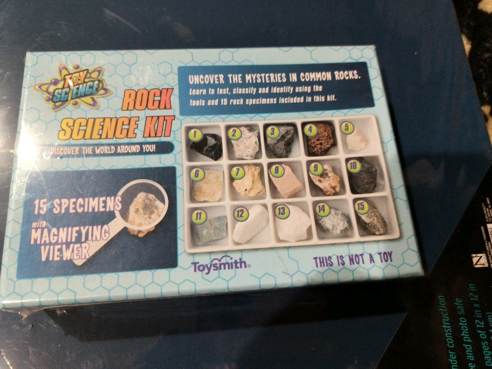 Rock Science Kit Educational Fun for Children By Toysmith BRAND NEW IN PACKAGING