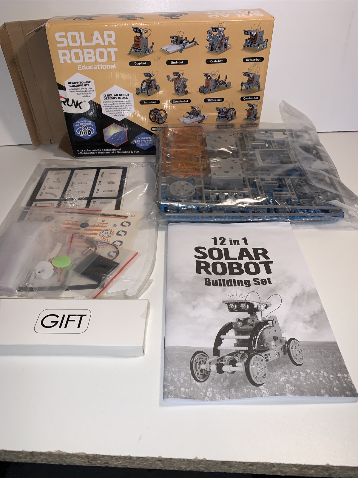 14-in-1 Educational STEM Science Toy, Solar Robot Kit for Kids, Age 10 and Up