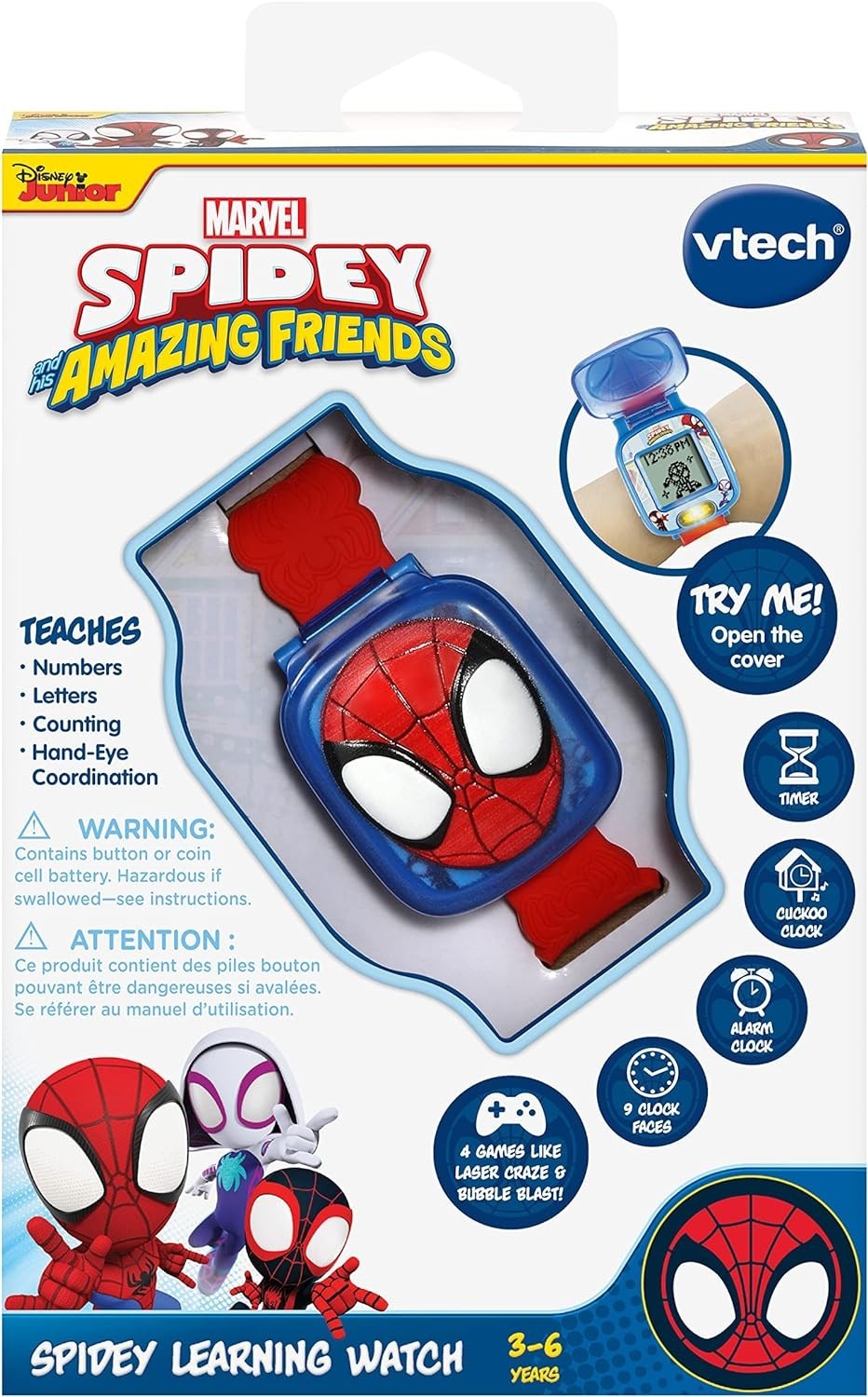 Spidey and His Amazing Friends – Spidey Learning Watch