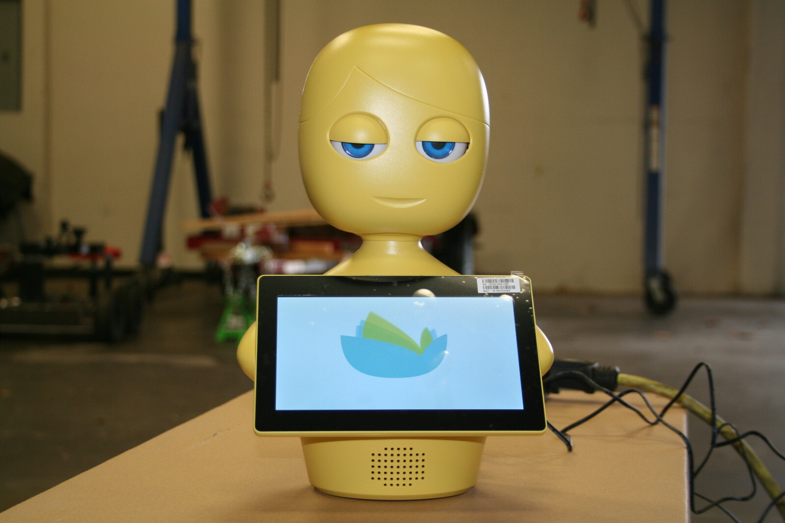 DIY Yellow Robot Boy – Mabu 2 Catalia Health Interactive Healthcare AI as-is