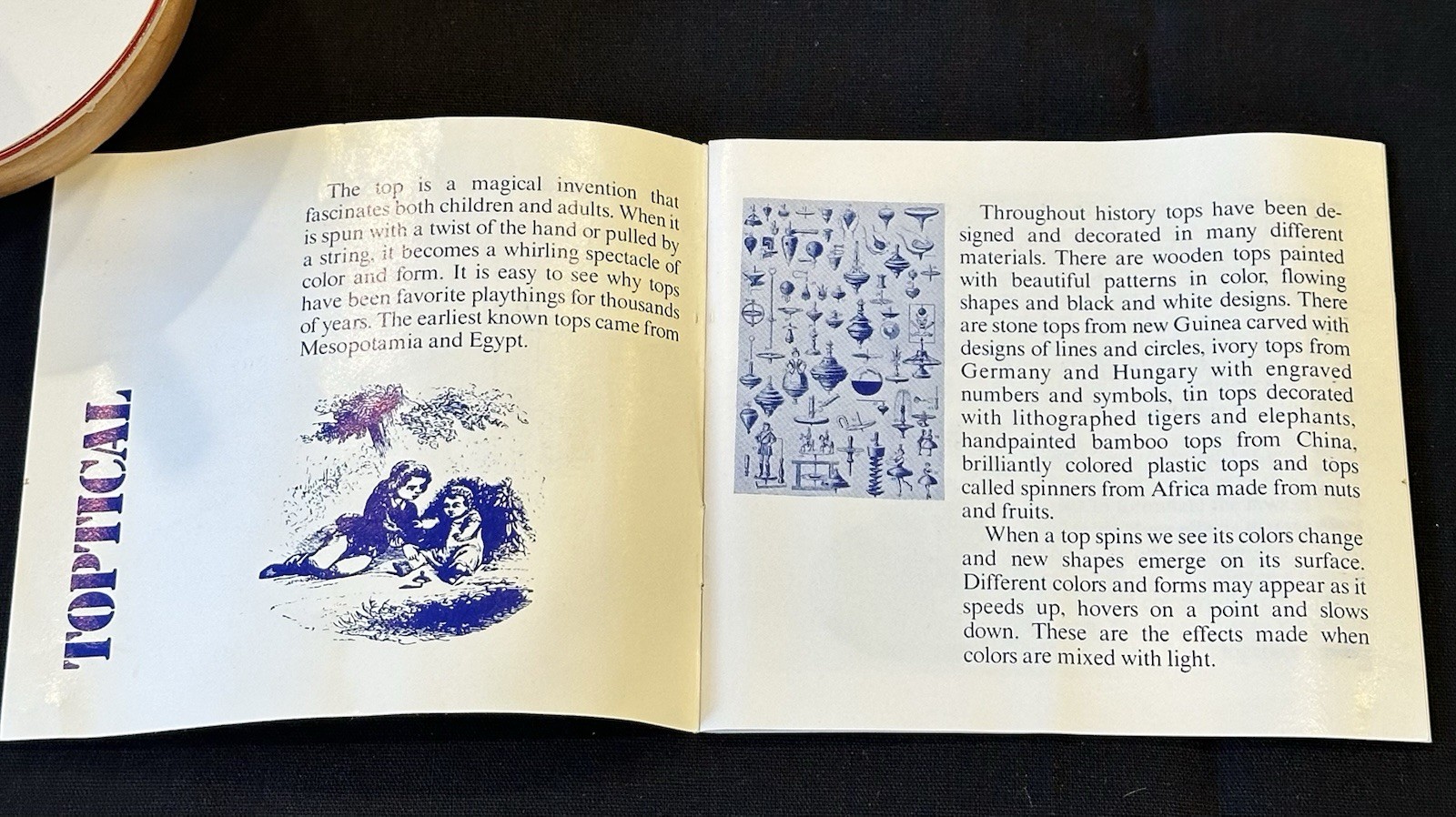 Vintage 1981 Toptical Science Color Mix Learning Material Workshop Montessori