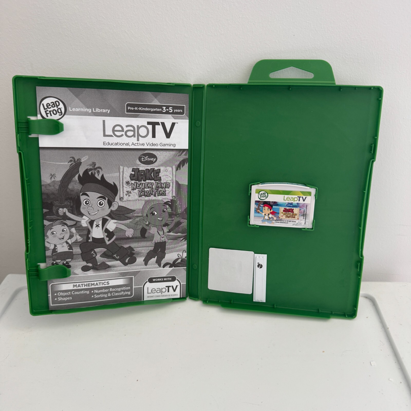 Leap Frog LeapTV Video Game Disney Jake The Neverland Pirates Great Condition