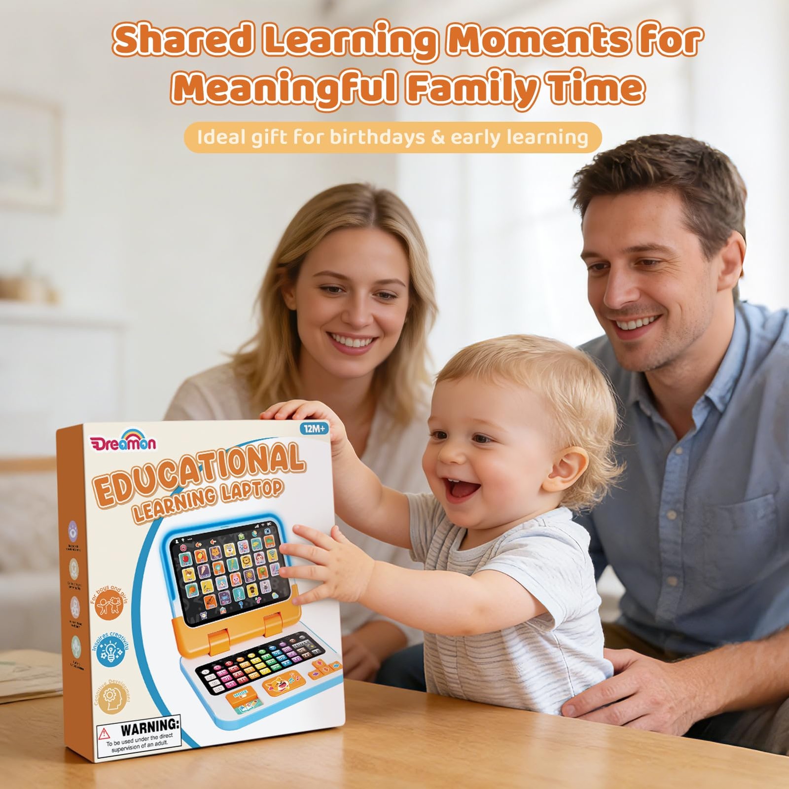 Learning Toy for 1 2 3 Years Old Boys Girls, Learning Laptop Toys for Toddler…
