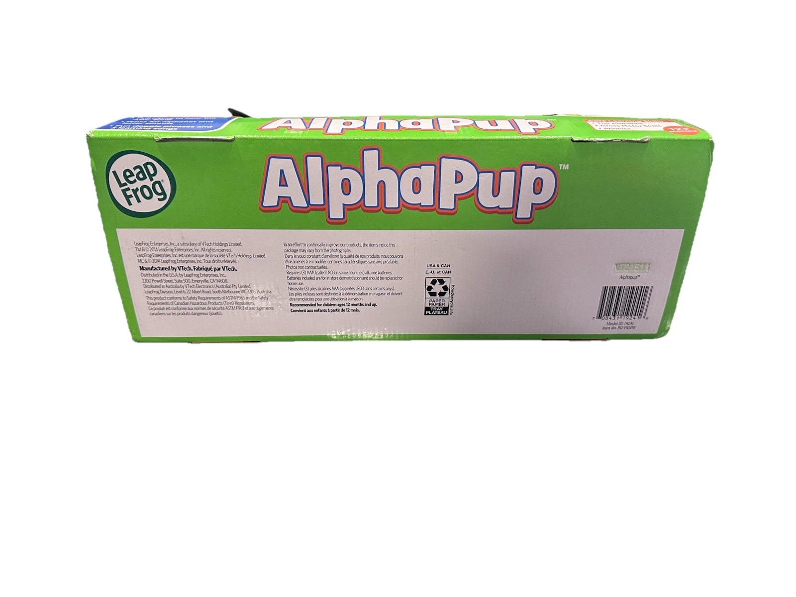 Leap Frog Pull-Along AlphaPup Dachshund 12+M Brand New Free Ship