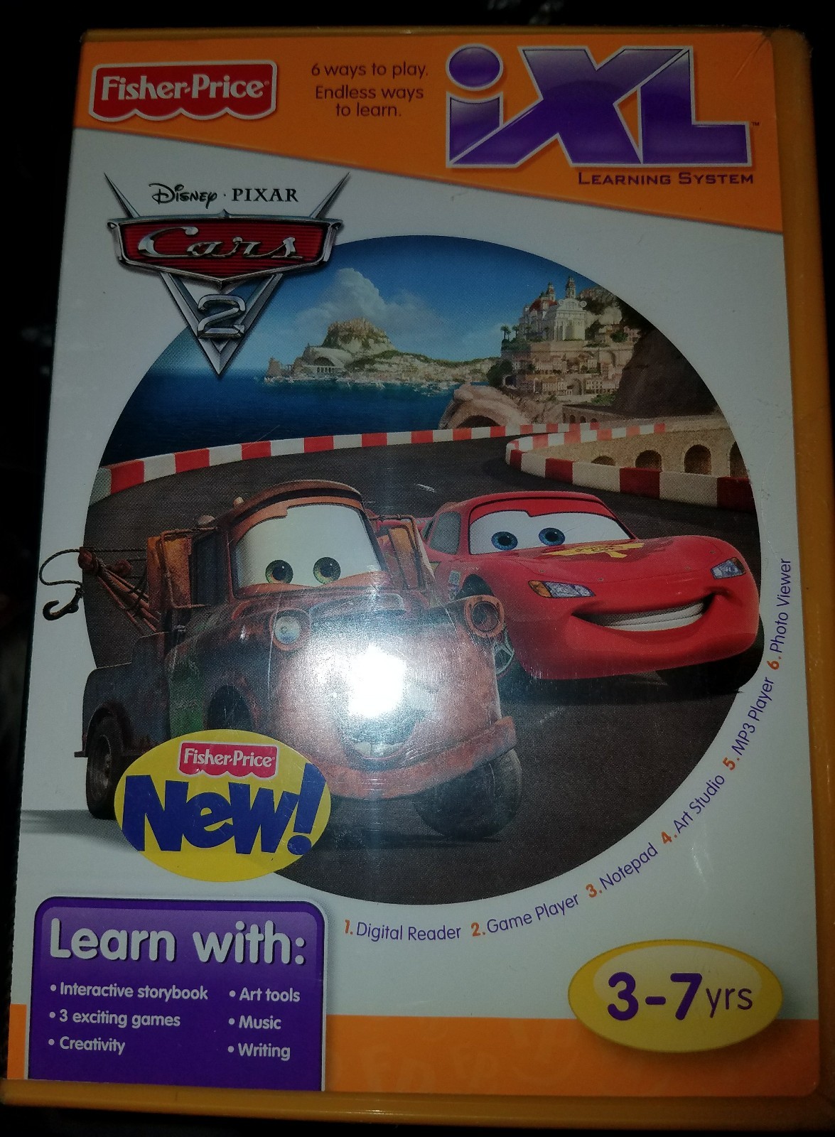 Fisher-Price iXL DISNEY PIXAR CARS 2 Game 3-7 Years [New and Sealed]