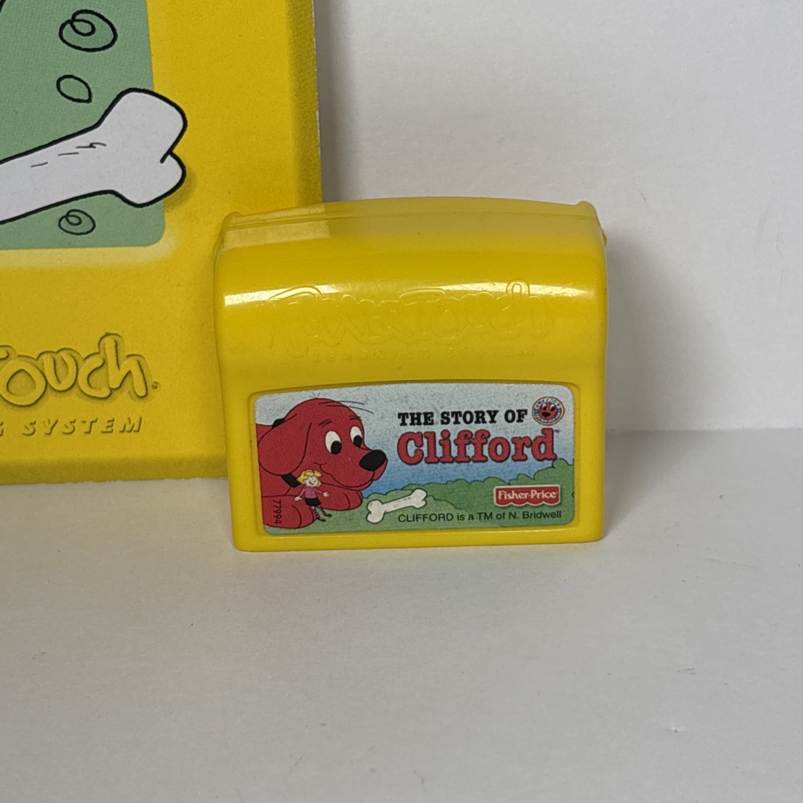 The Story Of Clifford The Big Red Dog Power Touch Book & Cartridge Tested Works!
