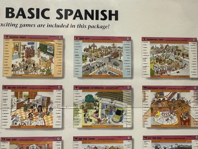 GEOSAFARI 20 Lessons LEARN BASIC SPANISH 10 Cards/20 Lessons EDUCATIONAL INSIGHT