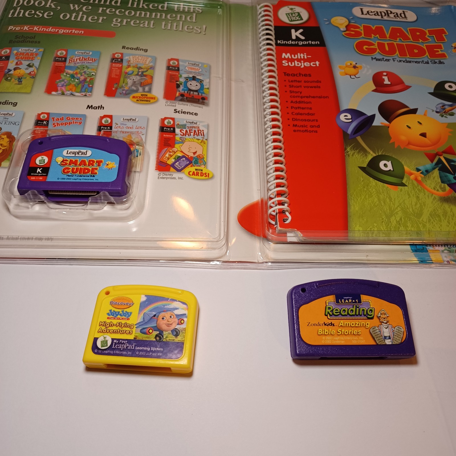 Leap Frog Leap Pad 1 Books and Cartridges Different Versions Not Perfect See Pic