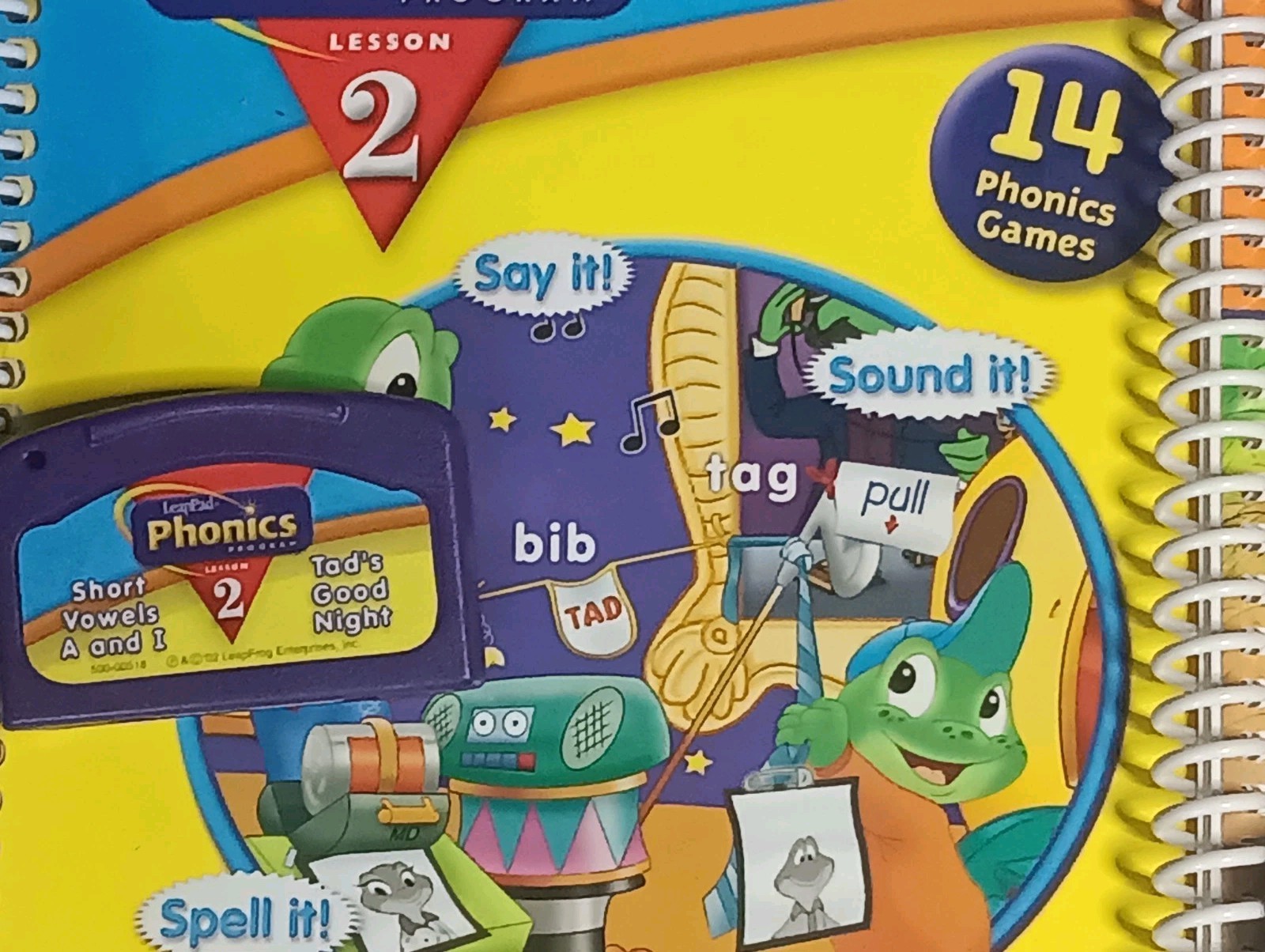 leapfrog leappad books Lot Of 6 Books And 6 Cartridges Clean Working Condition