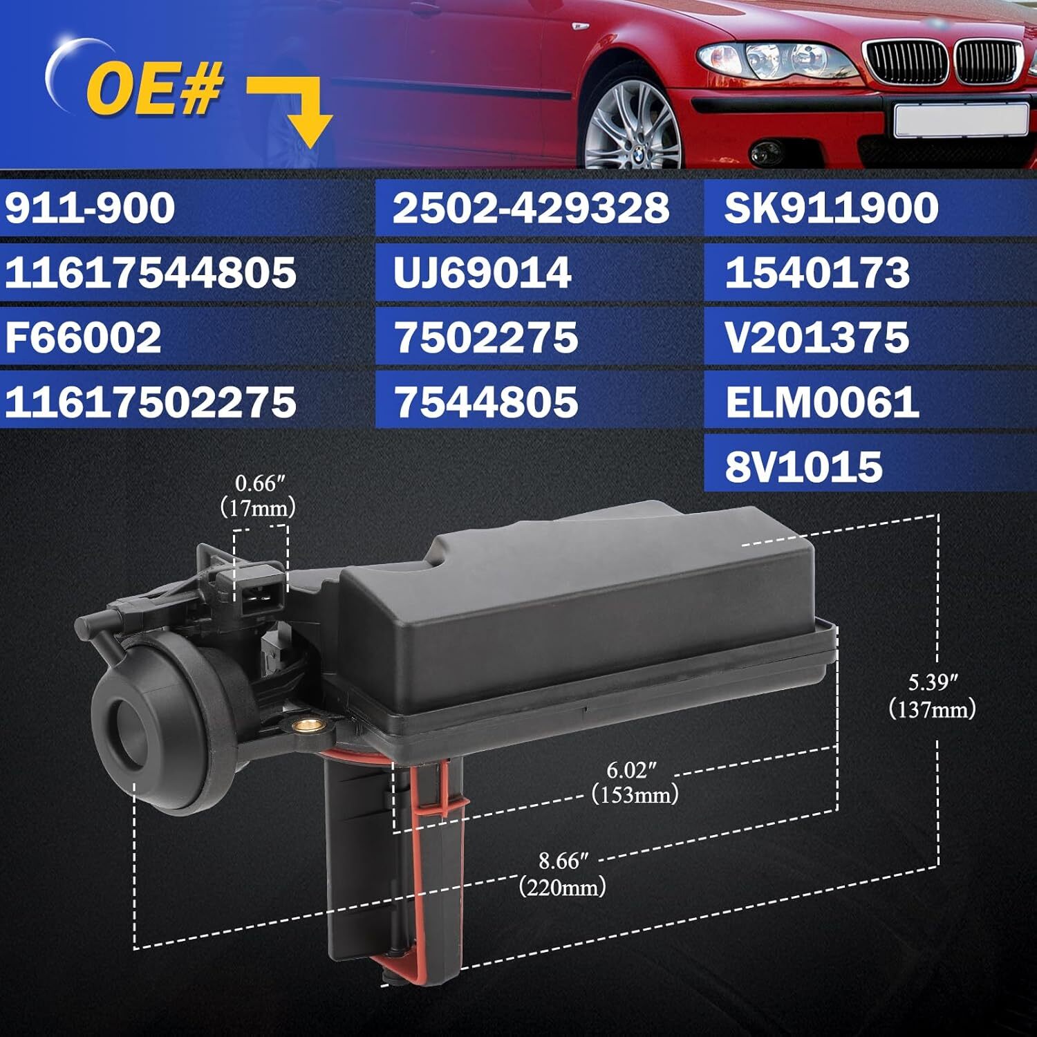 911-900 Air Intake Manifold Flap Adjuster Runner Control Unit Disa Valve for BMW