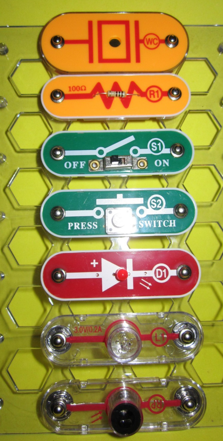 ELENCO Snap Circuits Replacement Part: Lot of 12 WC D1 U2 U1 U3 S2 S1 L1 RP R1