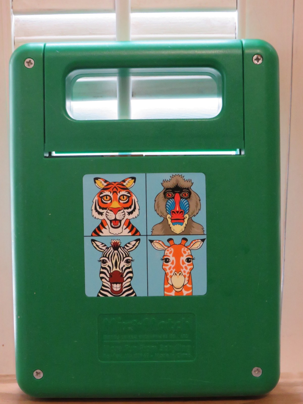 Schylling MIX OR MATCH Animal Puzzle 2004 Leisen ~ Zebra ~ Giraffe ~ Tiger