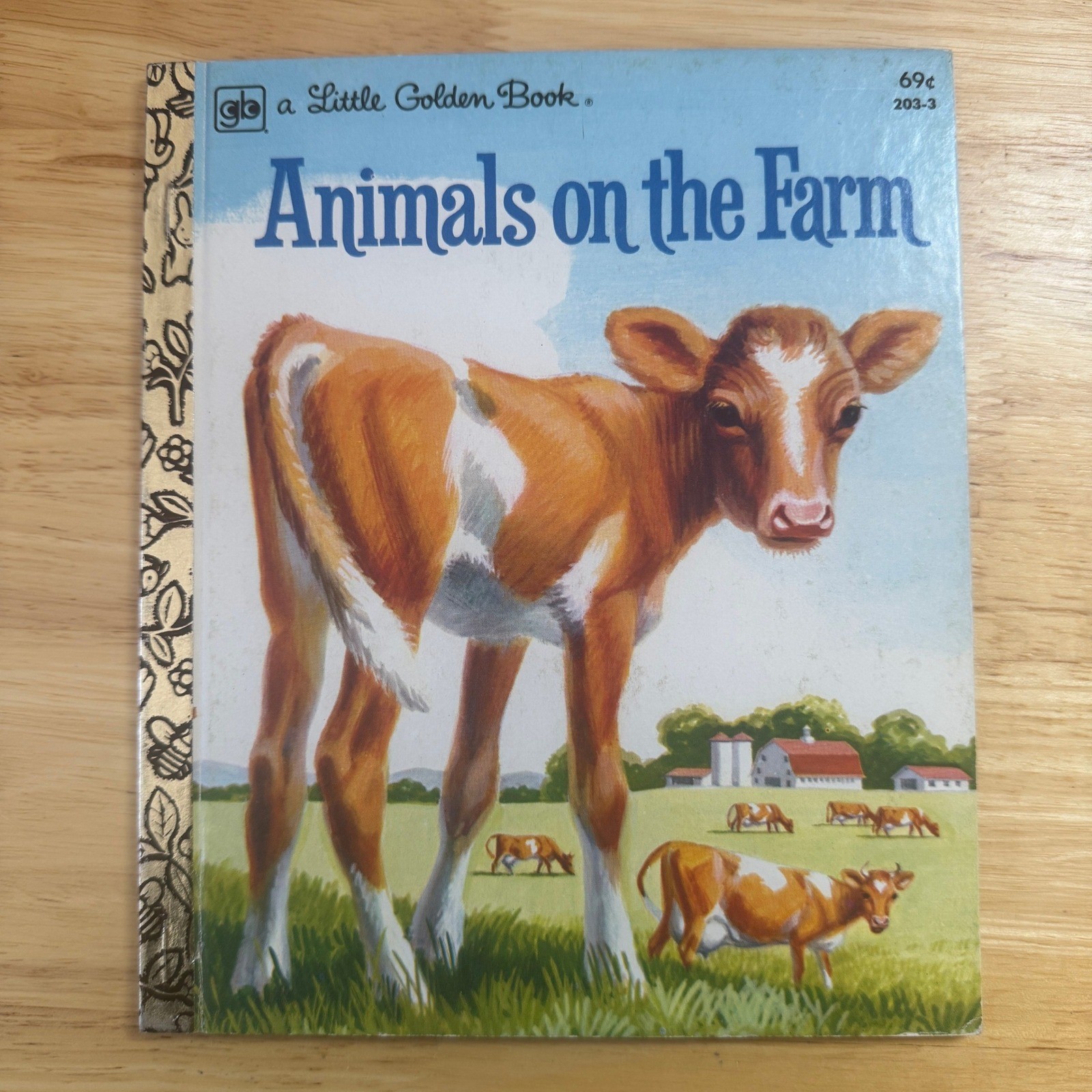 Animals on the Farm Little Golden Book 1979 Jan Pfloog Classic Childrens Book