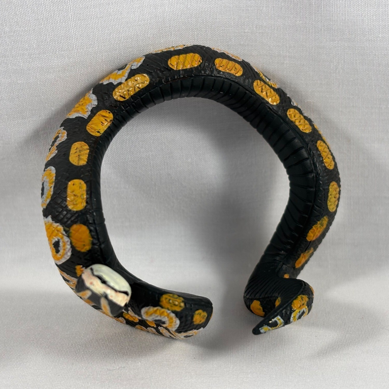 Realistic Coiled Ball Python Figurine Collectible Decor 2.5″ Wide