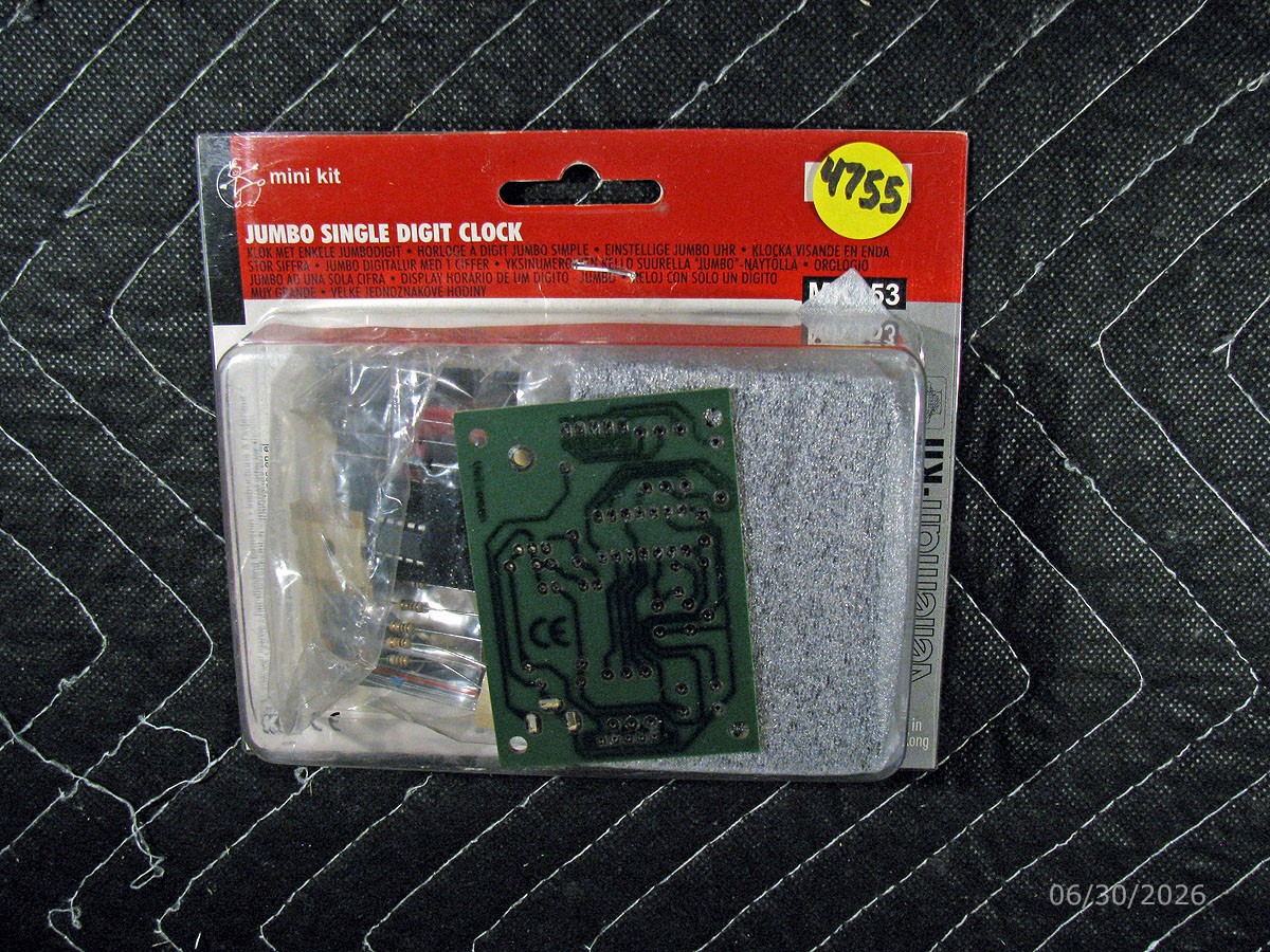 Velleman Mini Kit MK153 – Jumbo Single Digit Clock