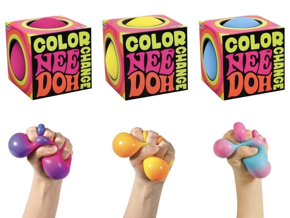Nee Doh Lot of 6 funky 1 Nice Ice Baby 3 Color Change – New – 100% Authentic!!!