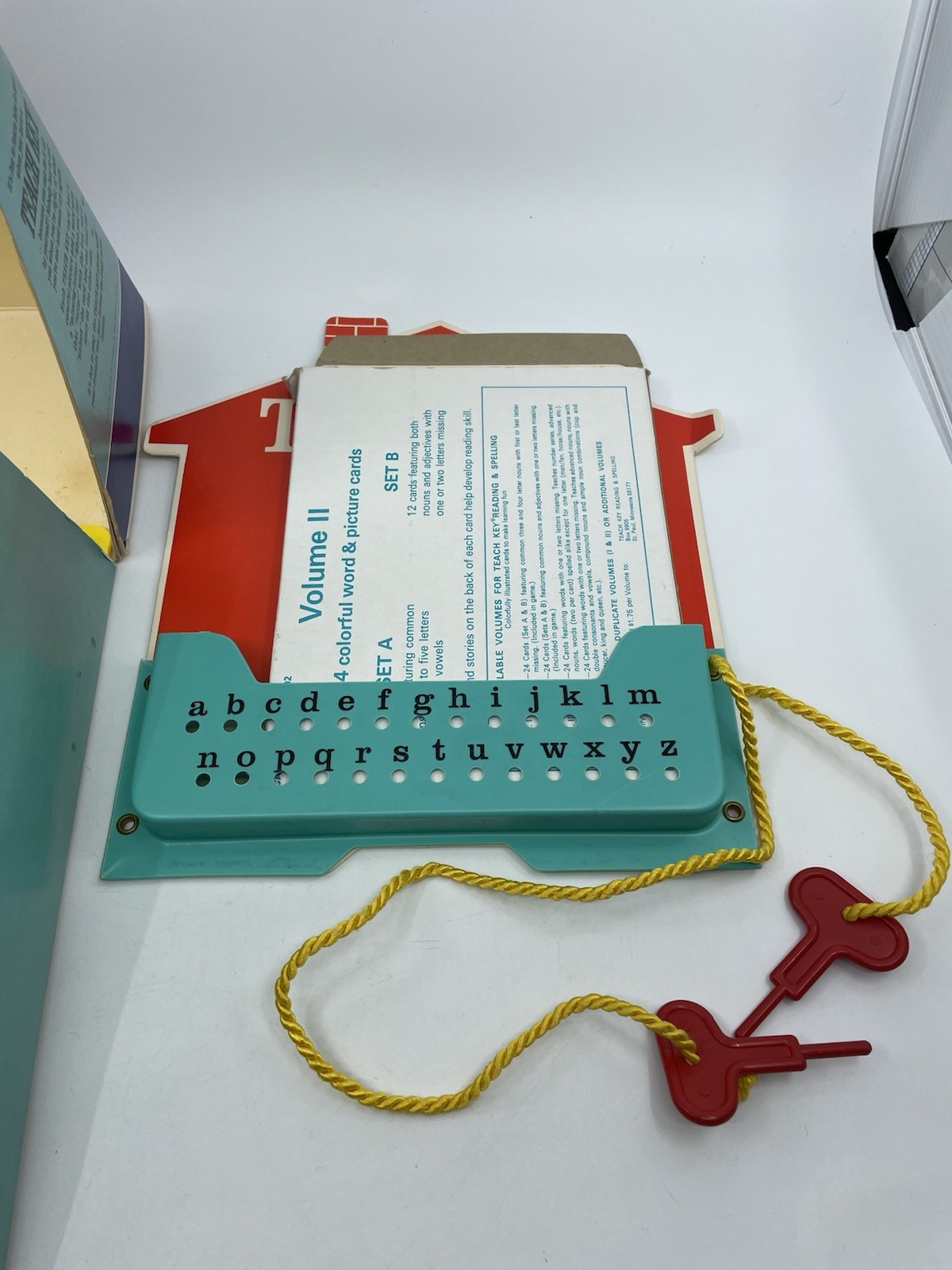 VTG 1967 3M Games TEACH KEY Reading & Spelling Educational Aid Complete 48 Cards