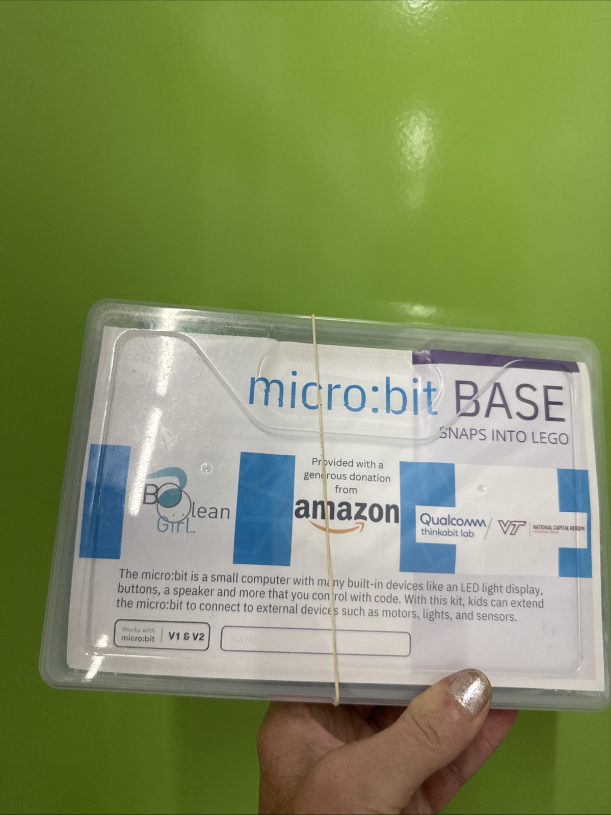 Boolean Girl Micro: Bit Base Kit Robotics Educational Tech Computing STEM Lego
