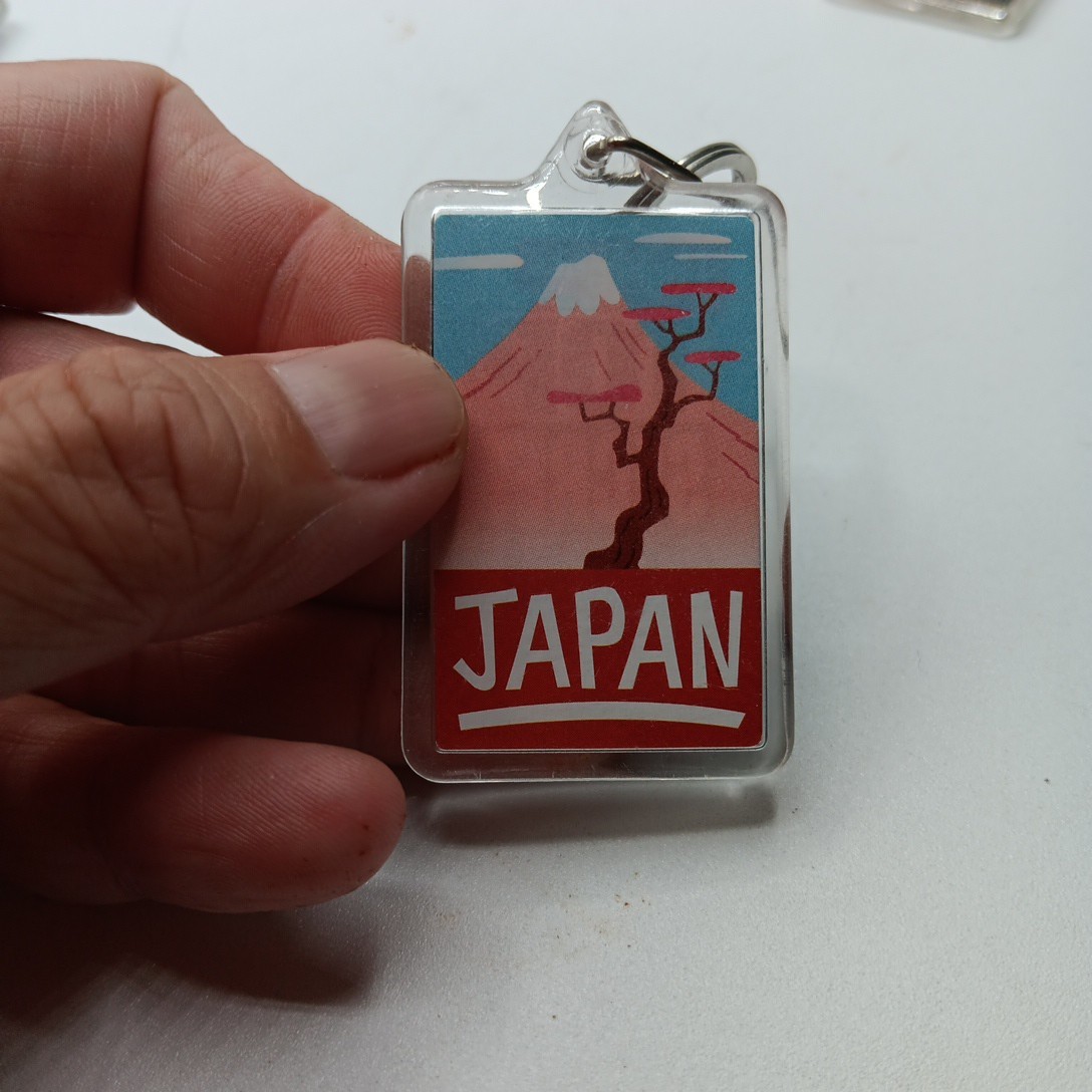 Lot Of 8 HIGHLIGHTS Top Secret Adventures Keychains JAPAN Mexico AUSTRALIA China