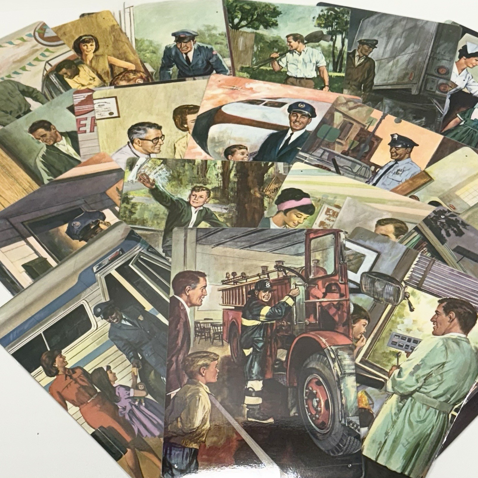 Vintage Lot Of 19 McGraw-Hill 1967 Teaching Classroom School Posters Lessons