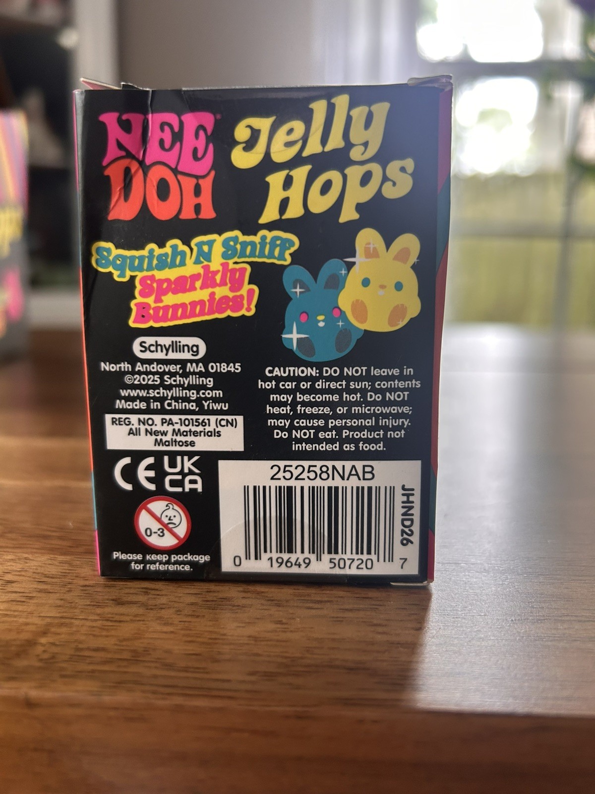Nee Doh Jelly Hops Bunny Rare 🐰 USA Seller 🐰 Yellow NeeDoh Scented Squishy