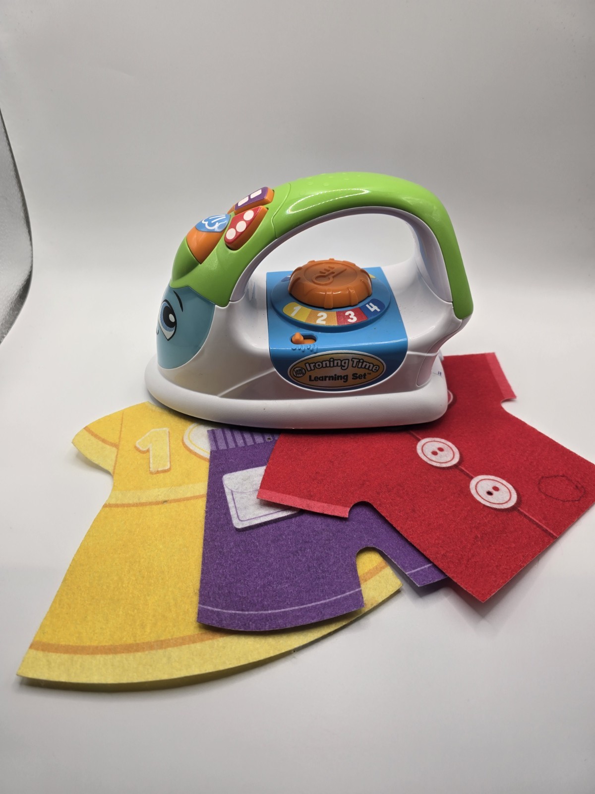 LeapFrog Ironing Time Learning Set, Pretend Play, Teaches Colors, Shapes