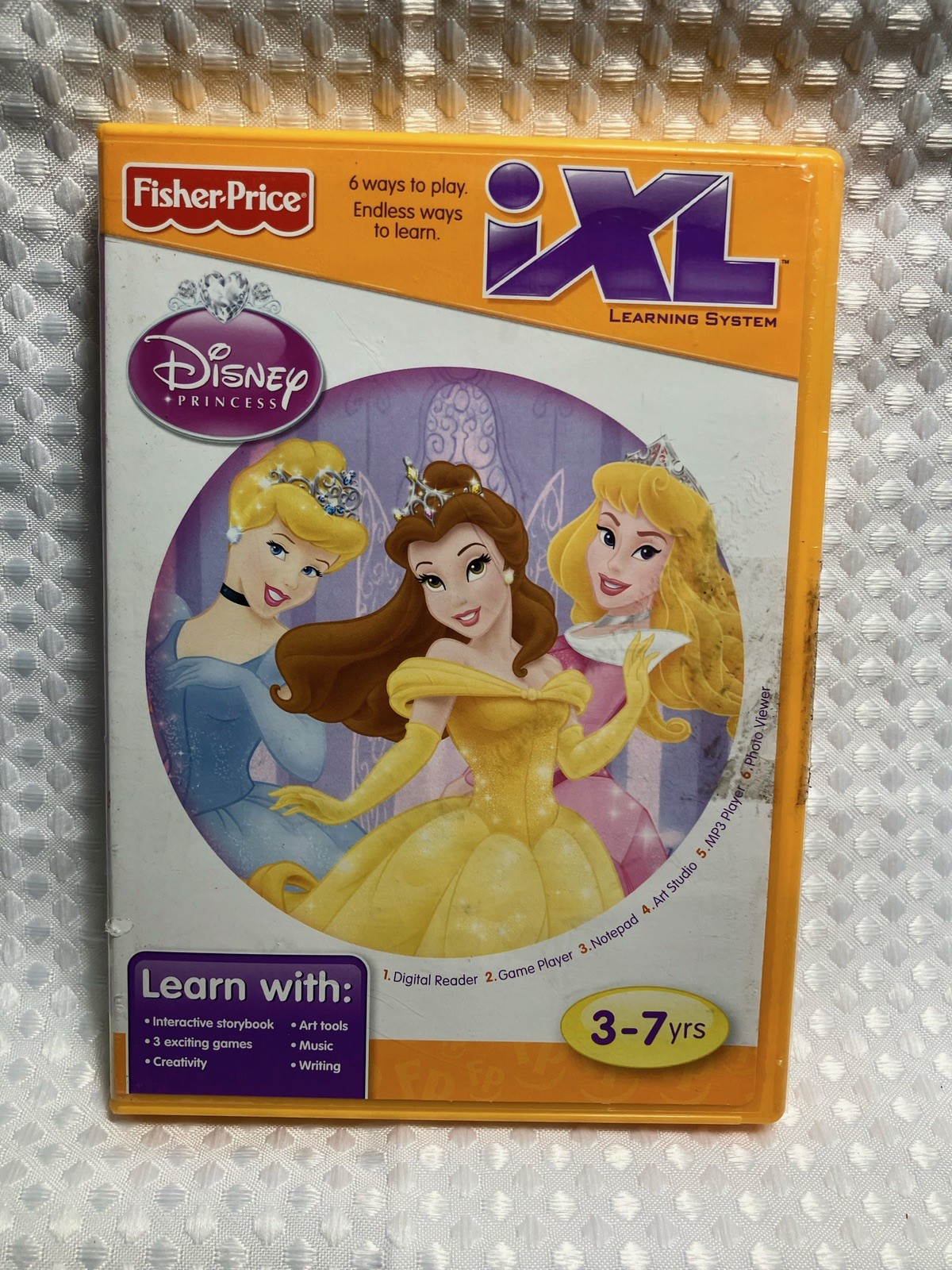 Fisher Price Disney Princess For iXL Learning System Good Used Condition