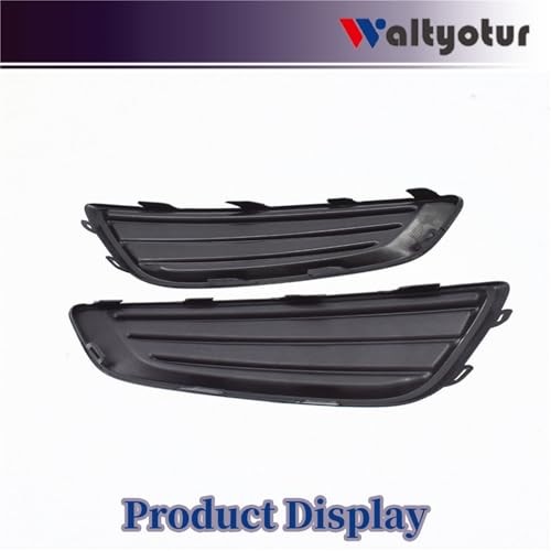 2 x Front Bumper Left + Right Bumper Fog Light Lamp Cover Trim Grille Grill