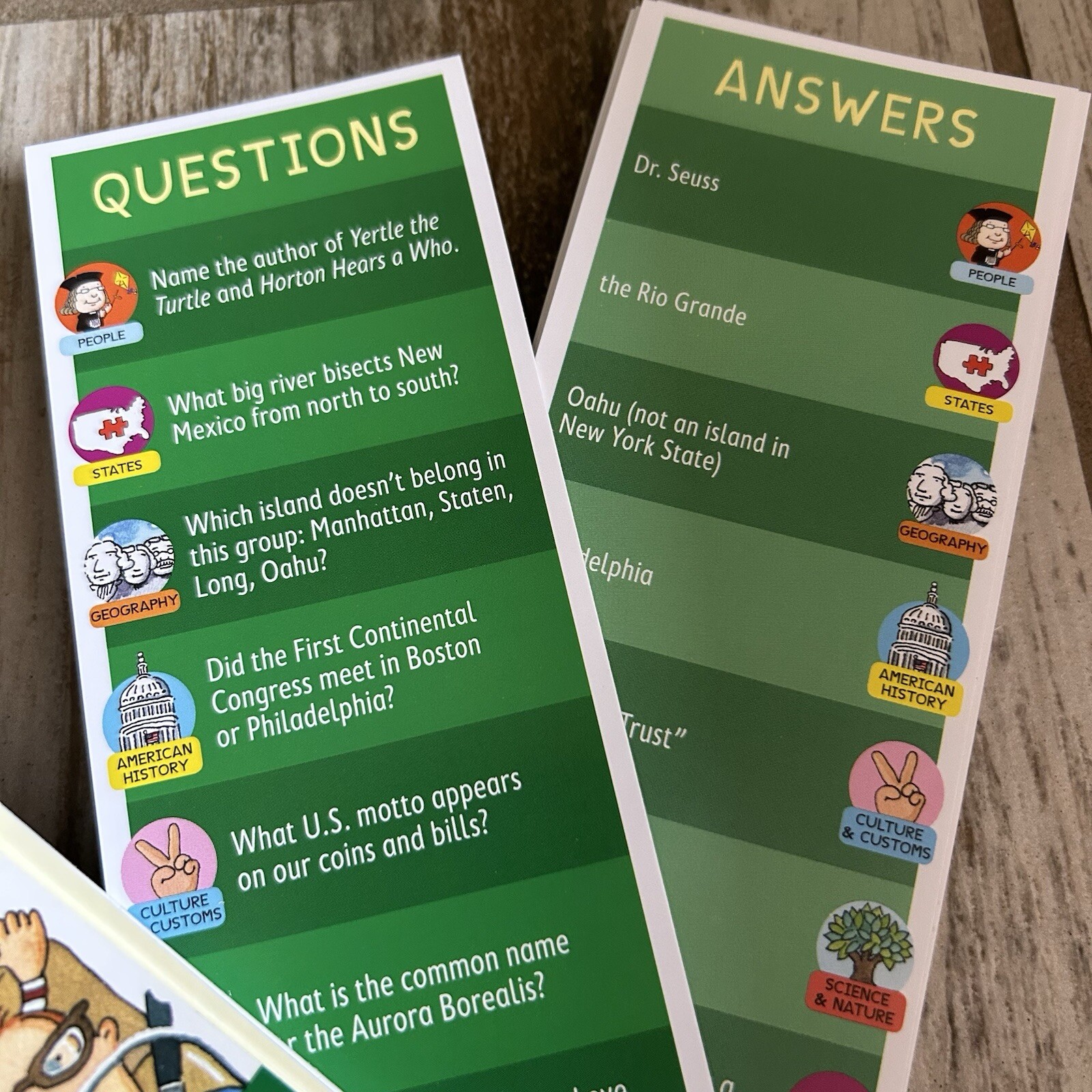 Brain Quest For The Car Deck 2 Revised 4th Edition (2013 Book Other) Very Good!