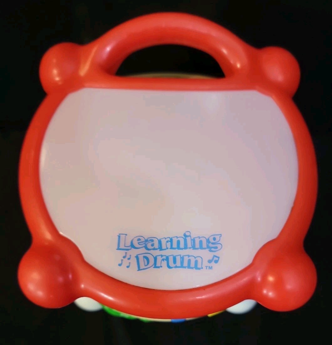 Leapfrog Learning Drum Educational Musical Lights Sounds ABC 123 Vintage 2001