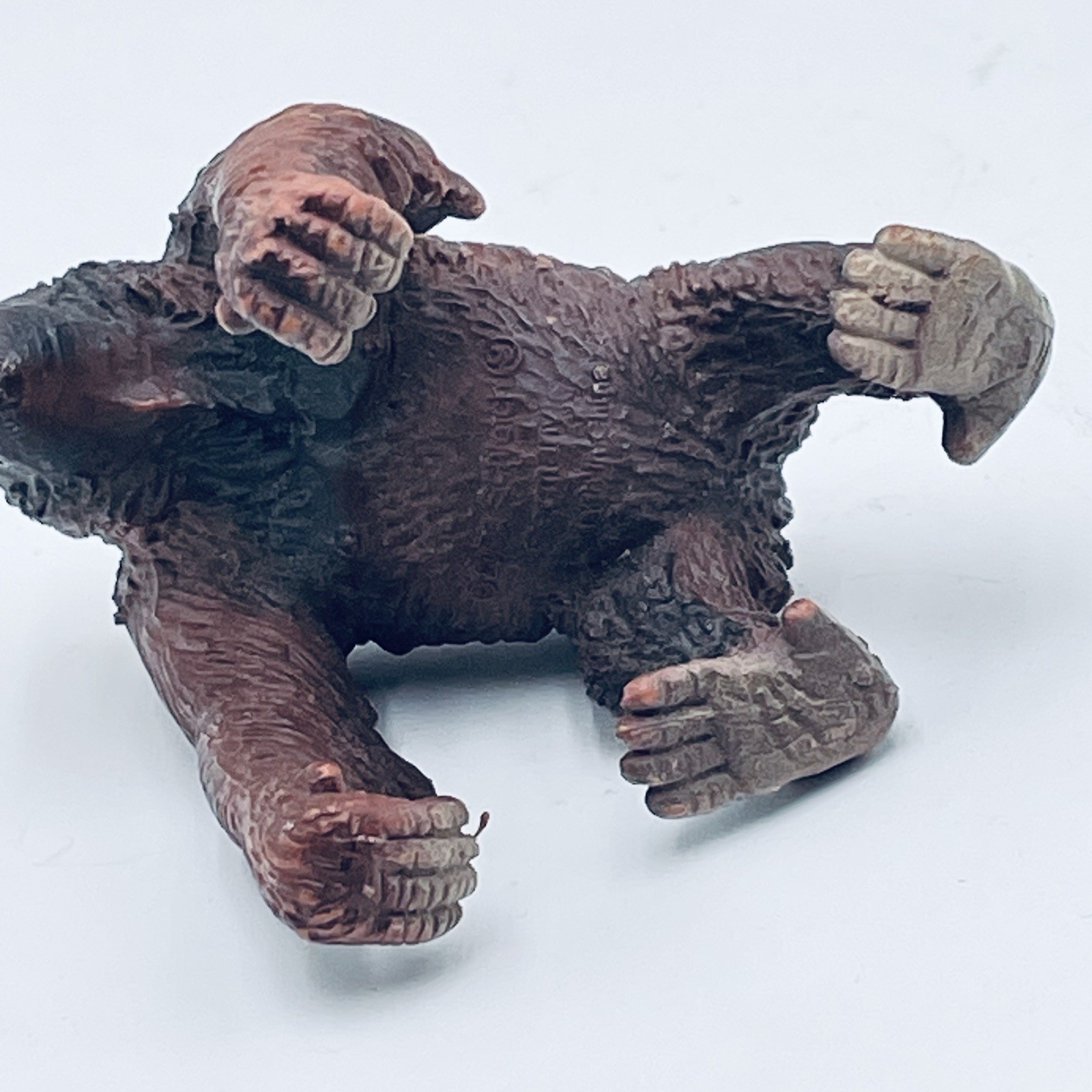 VTG Rubber Hard Plastic GORILLA ORANGUTAN Toy Figure Zoo Wild Animal Safari LOT