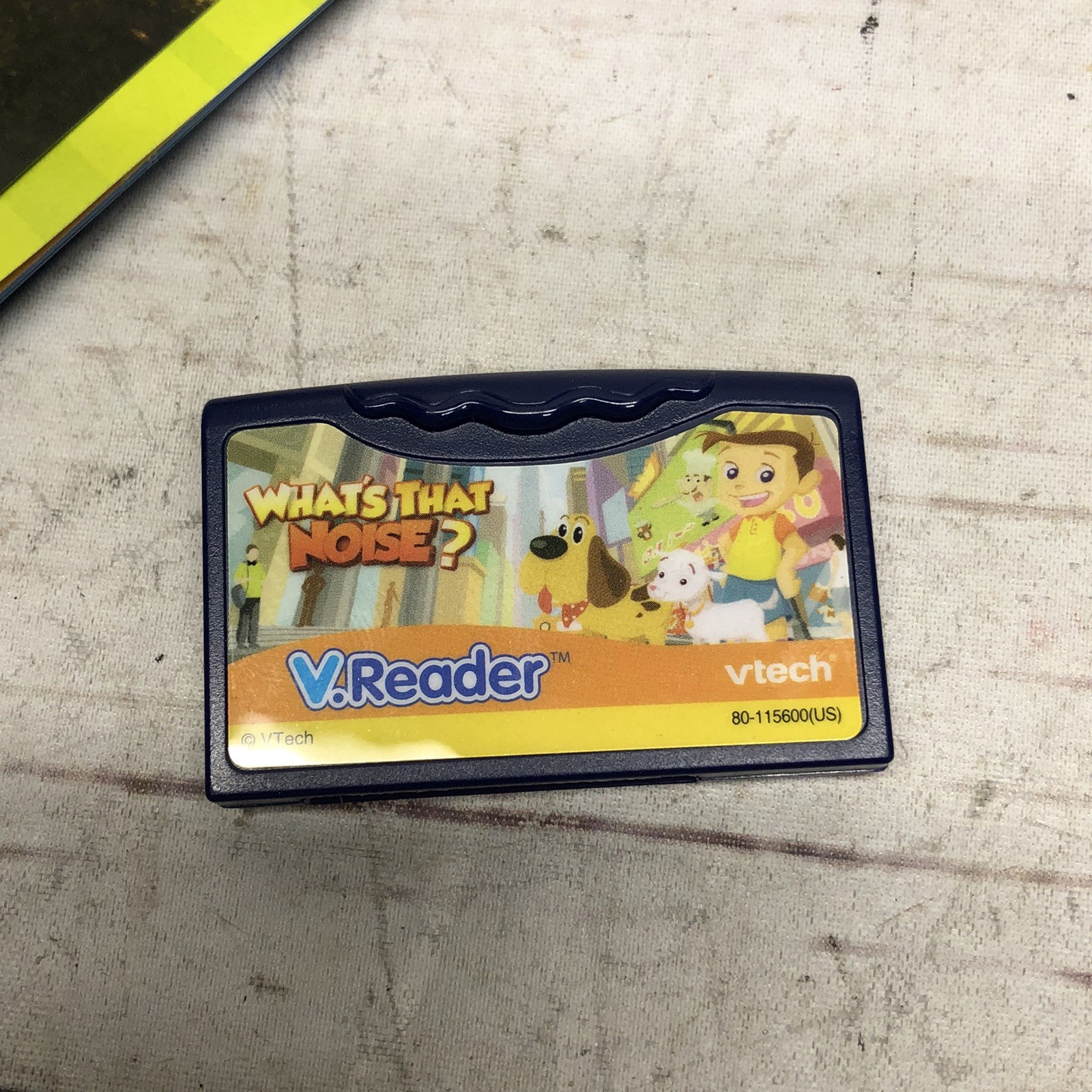 Vtech V.Reader Shrek’s Vacation Game With Case And What’s That Noise Cartridge