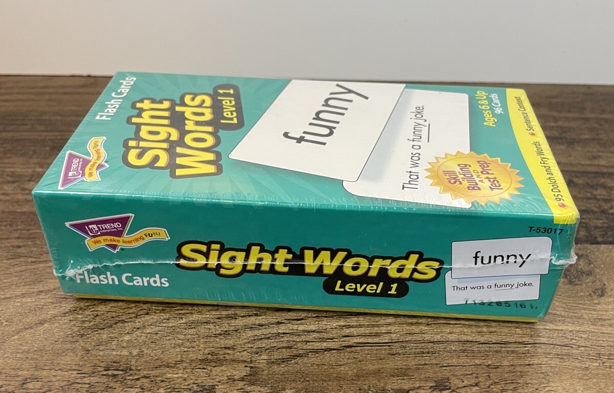 Sight Words Level 1 Skill Drill Flash Cards New Sealed