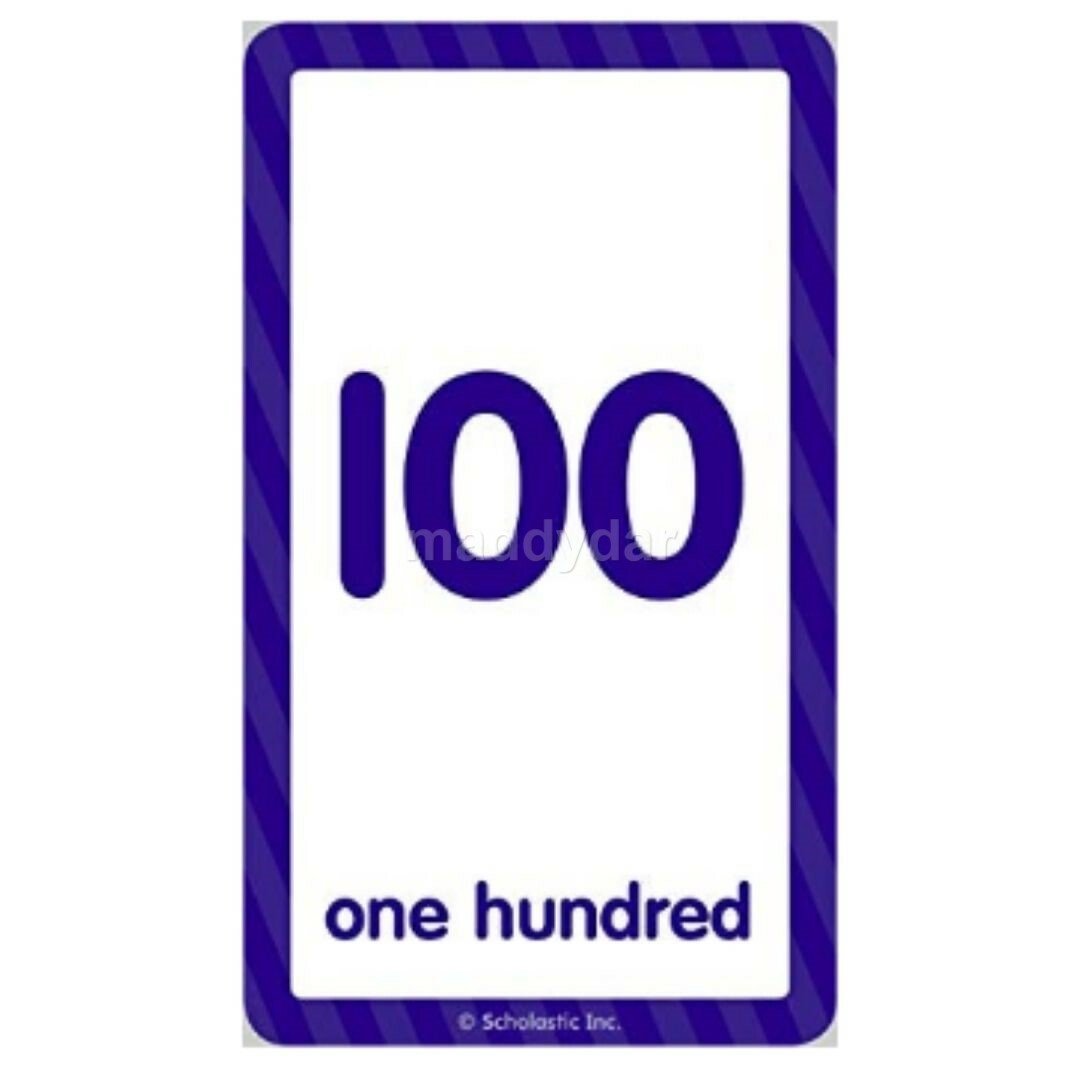Flash Cards: Numbers 0 – 100