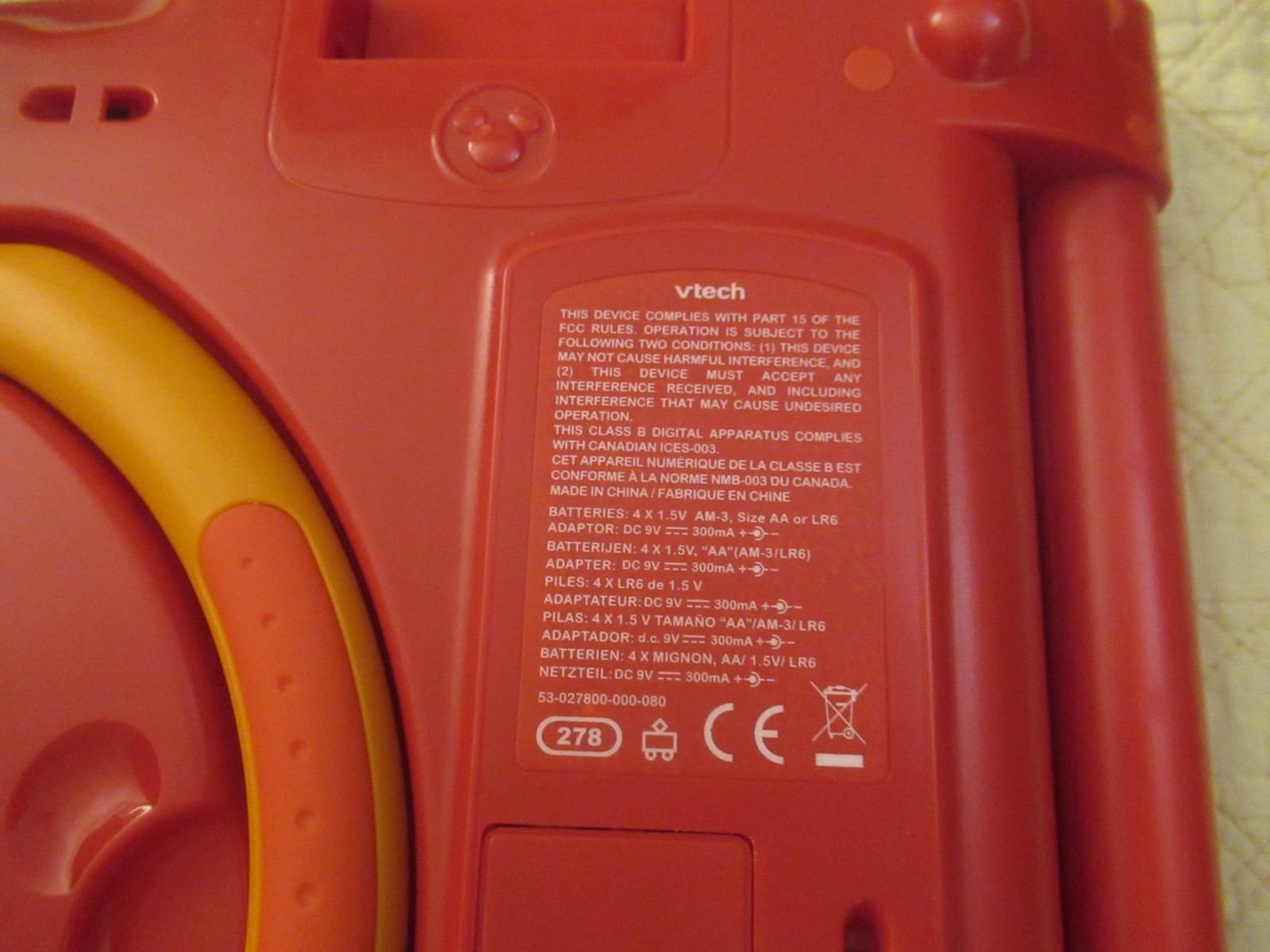 Disney VTech Create-A-Story Collection (Tested & Works!)