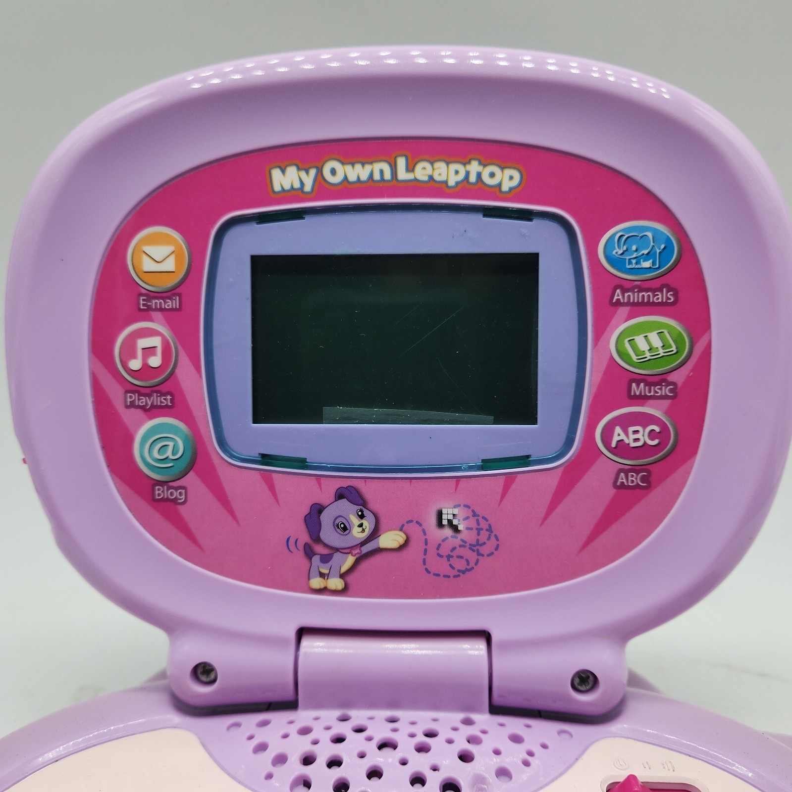 Leapfrog My Own LeapTop Learning Interactive Laptop Tested Works Great Purple