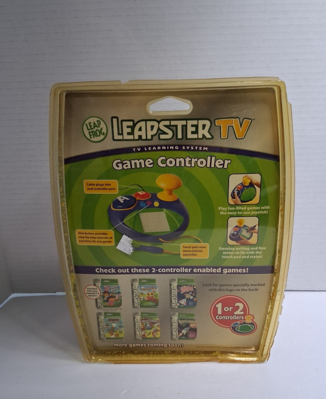 LeapFrog Leapster TV Learning System Game Controller Sealed New Old Stock 2006 R