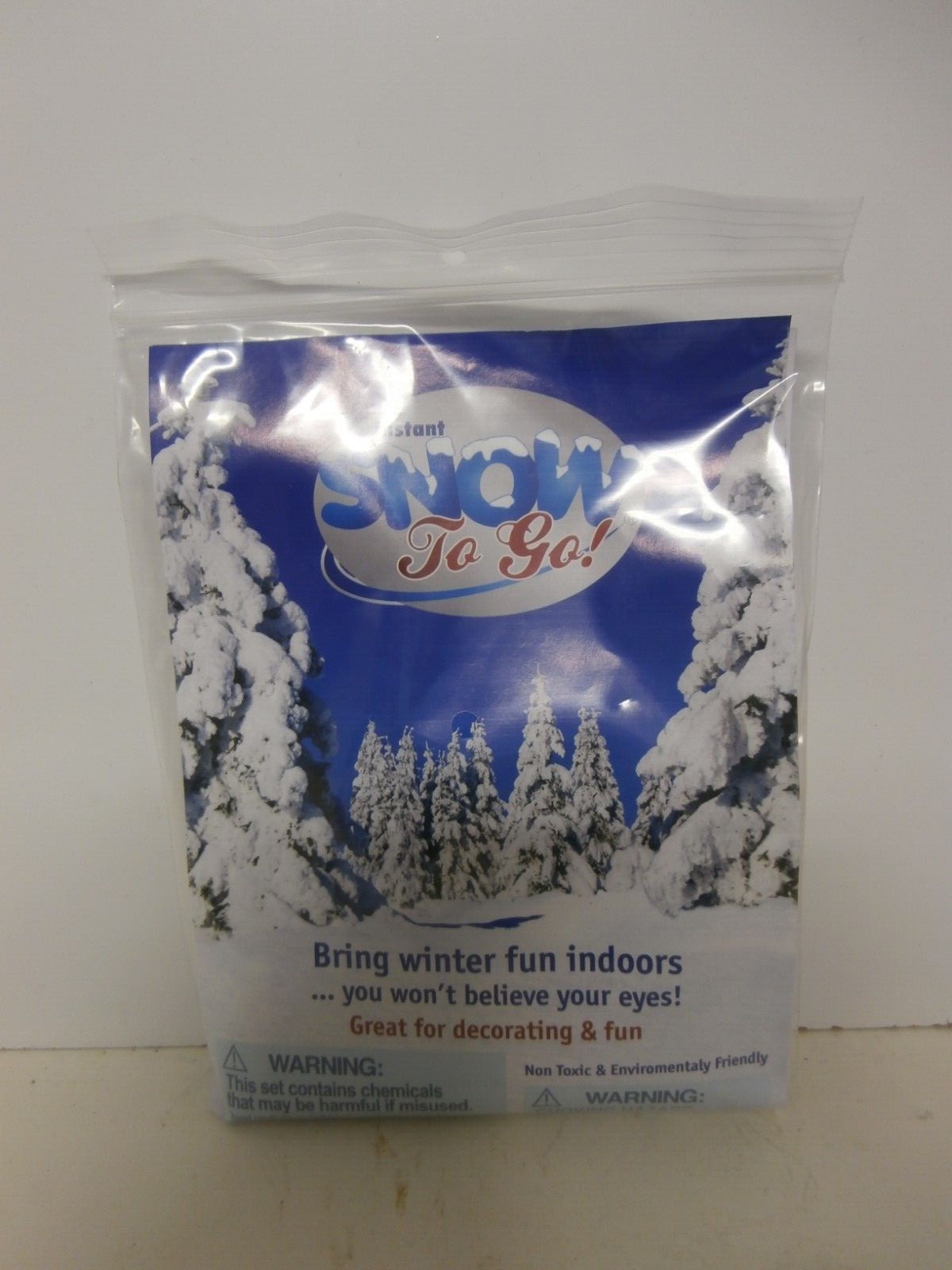 NEW Instant Snow Powder Just Add Water – Autism Sensory – Special Needs, 1 Count