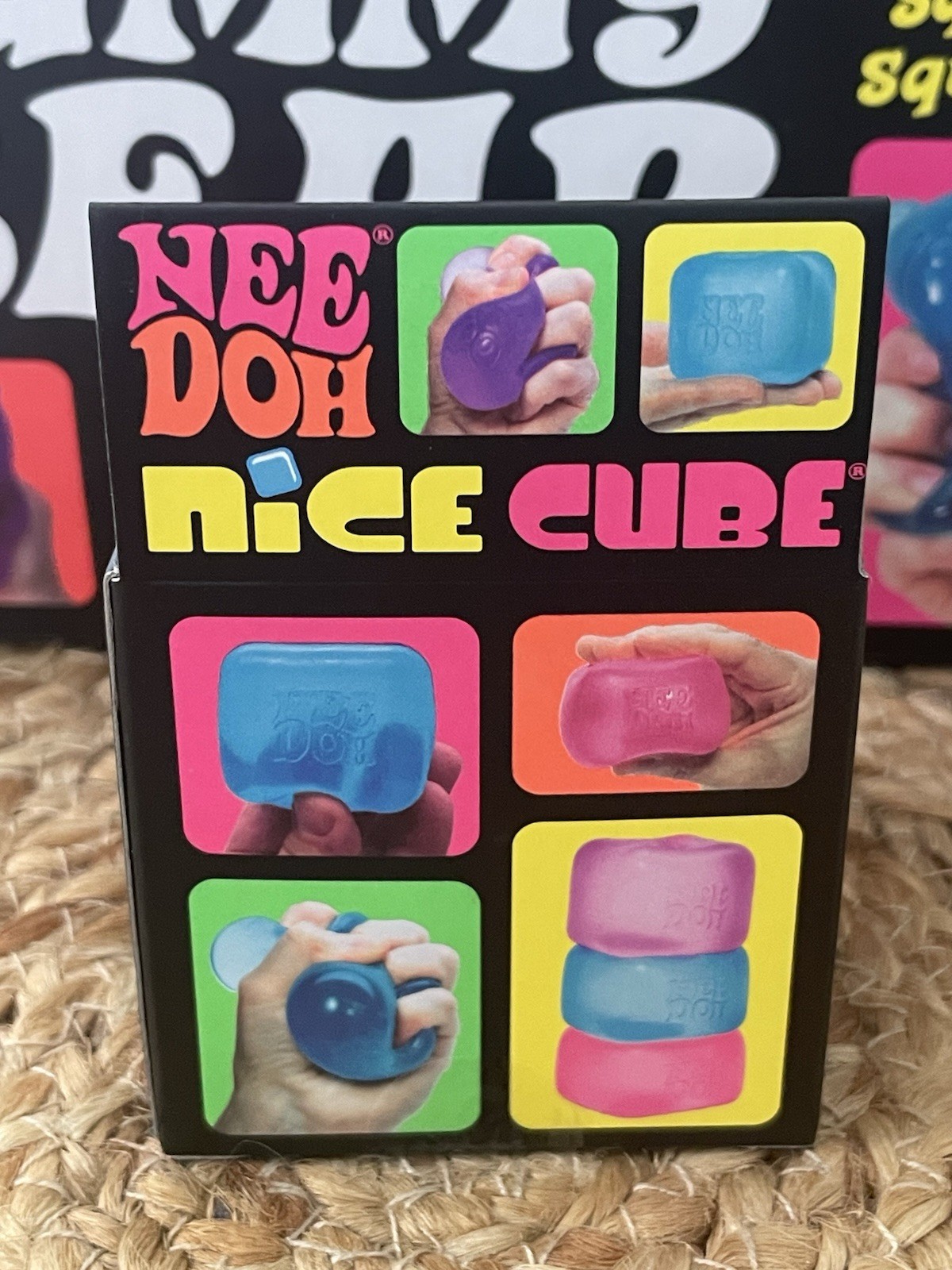 🔥NeeDoh Nice Cube – Super Solid Squish! (Blue)- AUTHENTIC-Original Size-NEW 👀