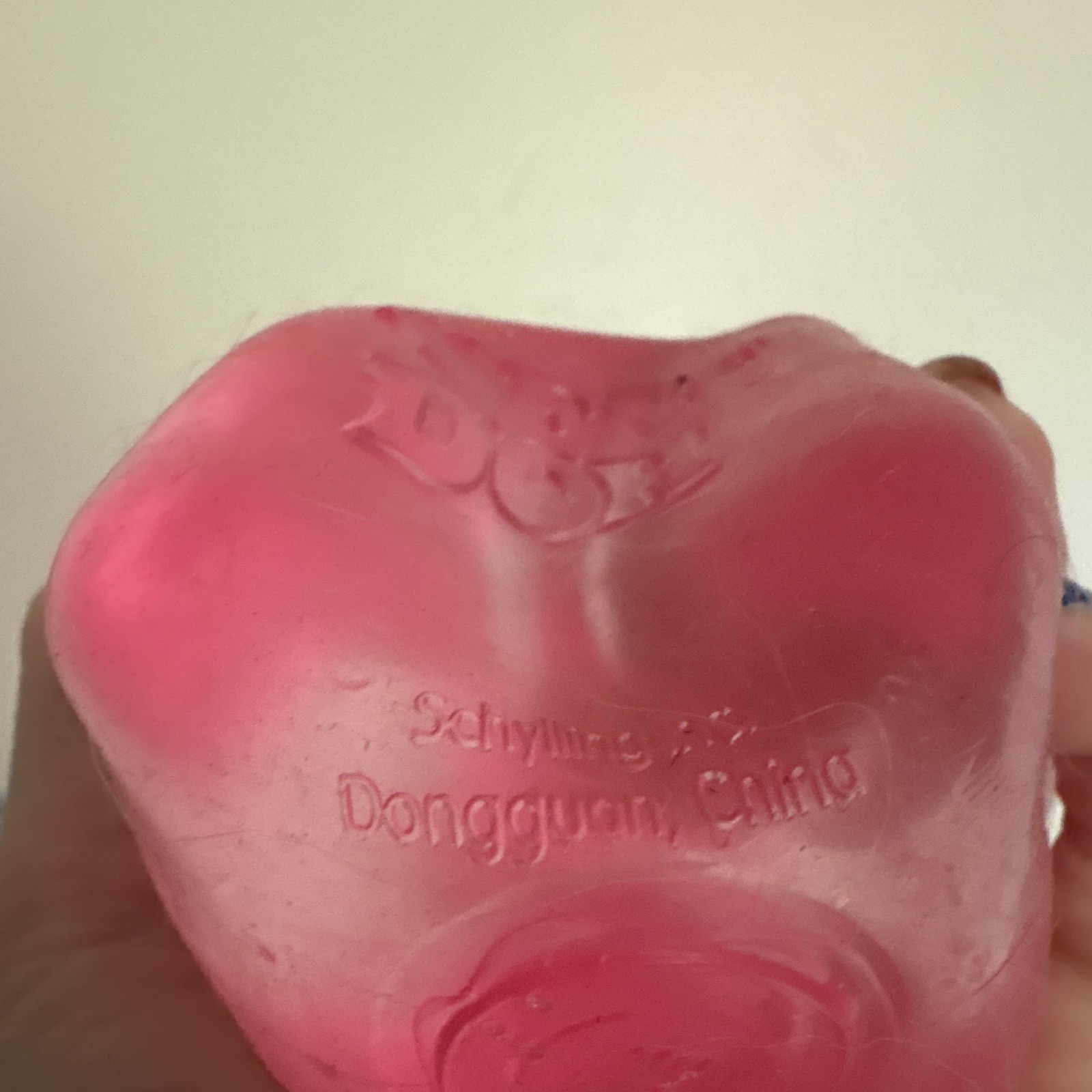 Nee Doh Pink Tactile Squeeze Toy Gel Stress Ball for Ages 3-4, 4-7, 8-11