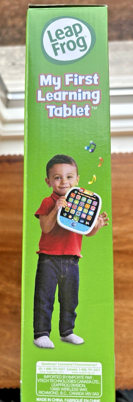 Leap Frog My First Learning Tablet Scout Ages 12M + Numbers Play Music Light Up