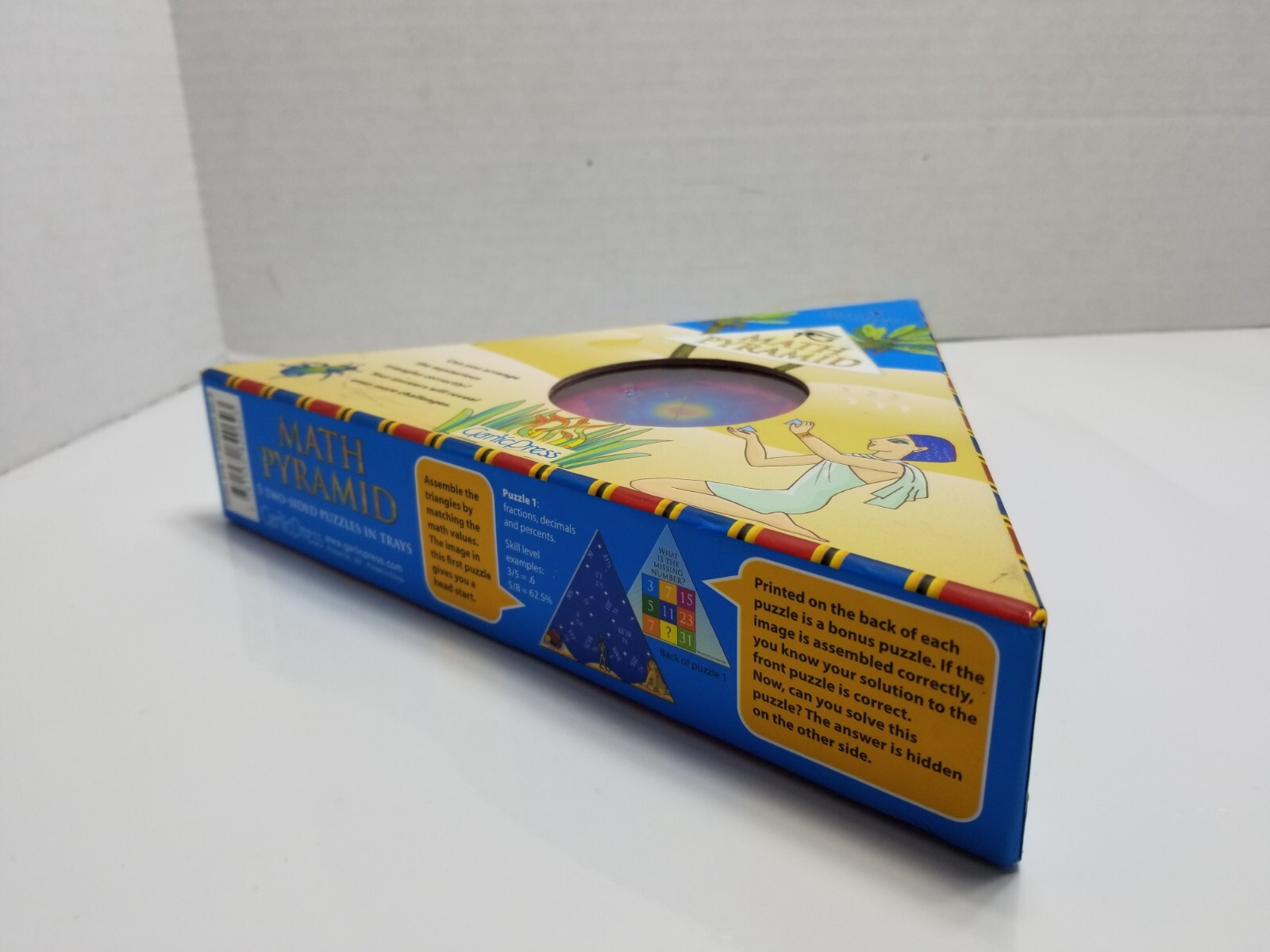 Math Pyramid Educational Puzzles Logic Skill Development Garlic Press Complete