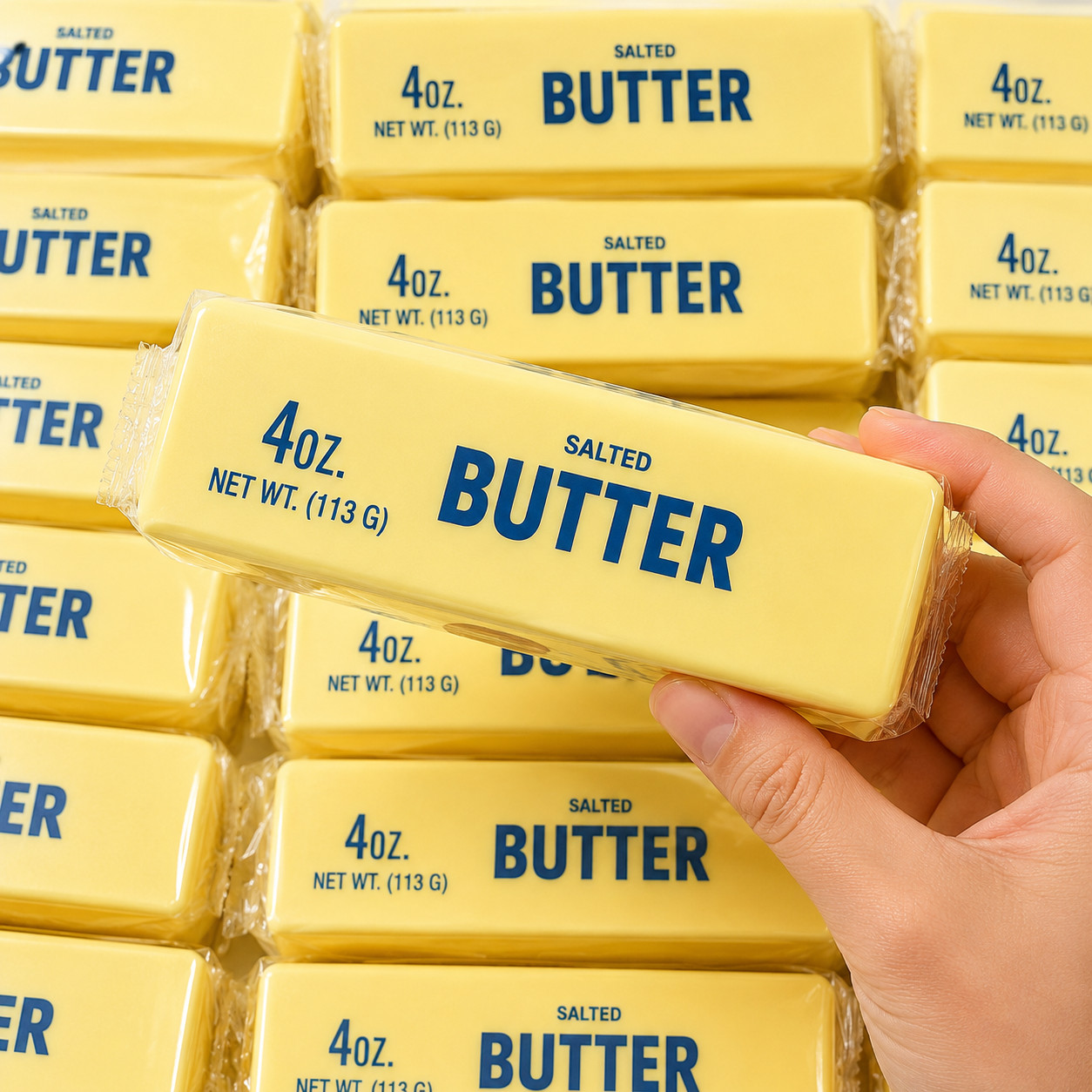 Salted Butter 4oz Fidget Toy Squishy Sensory Stress Reliever