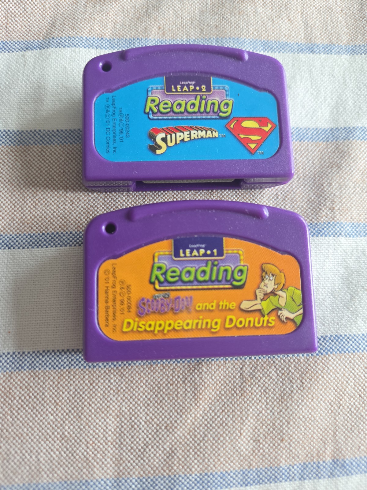 LeapFrog LeapPad Game Cartridges Lot of 24-Lion King, Monsters Inc, Scooby Doo