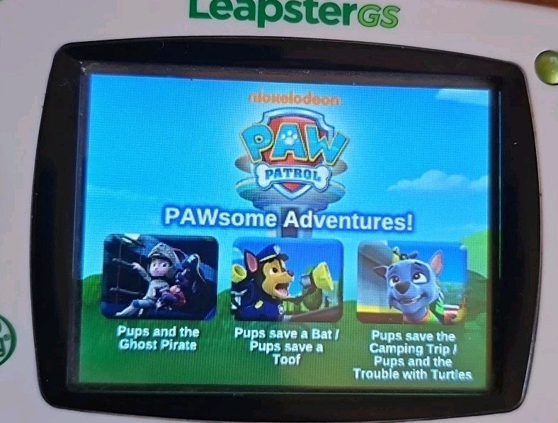 Leapfrog Leapster GS Game Console & Camera Tested & Working W/ Tangled + 5 Games