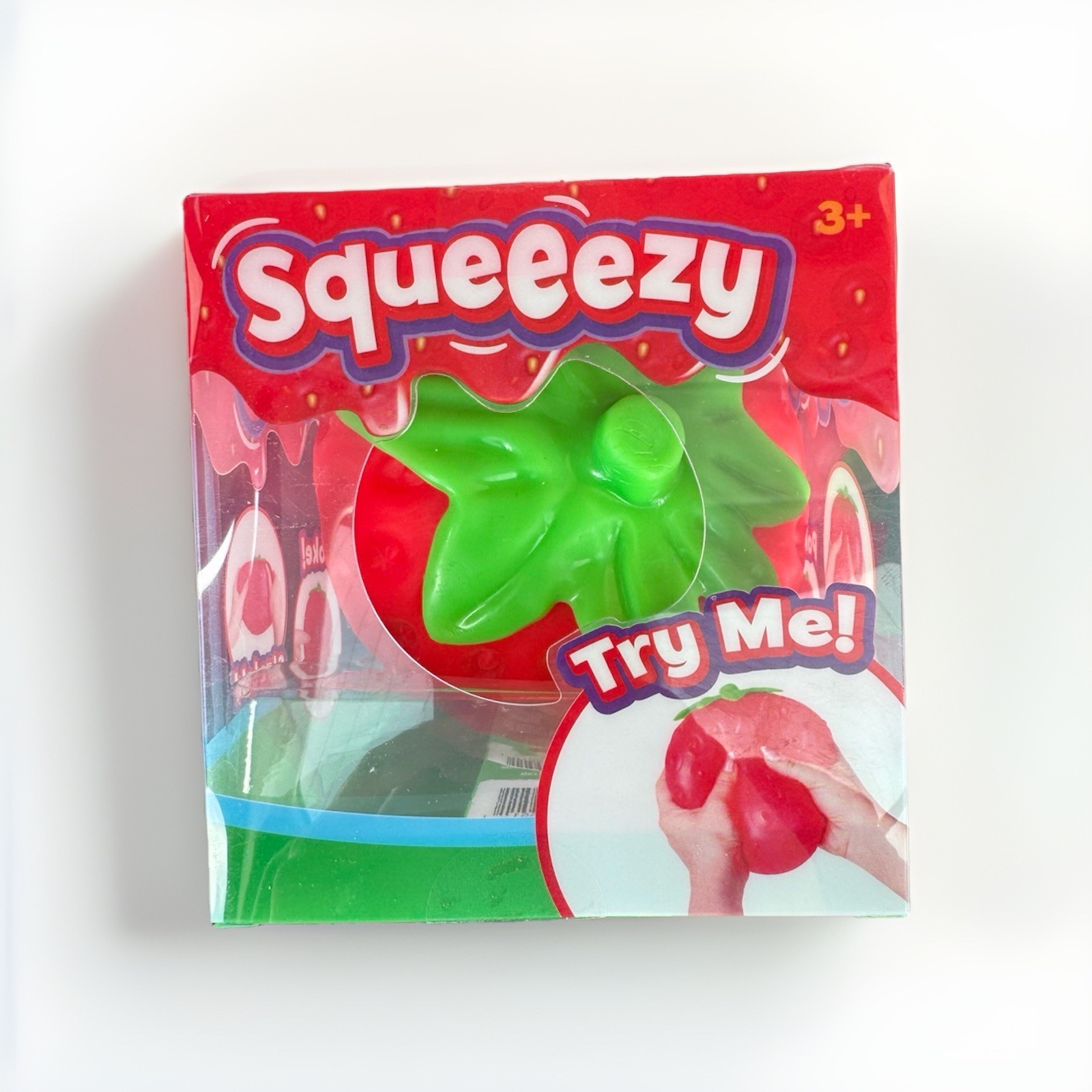 Sunny Days Jumbo Squeezy Strawberry Squishy Toy Stress Relief Sensory Fun Viral